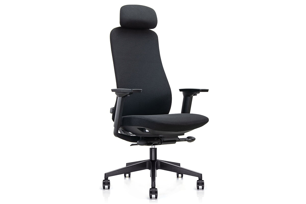 Premium Macaw Executive Fabric Chair - High Back Ergonomic Office Chair for Home & Business - Perfect for Long Hours of Comfortable Work or Study