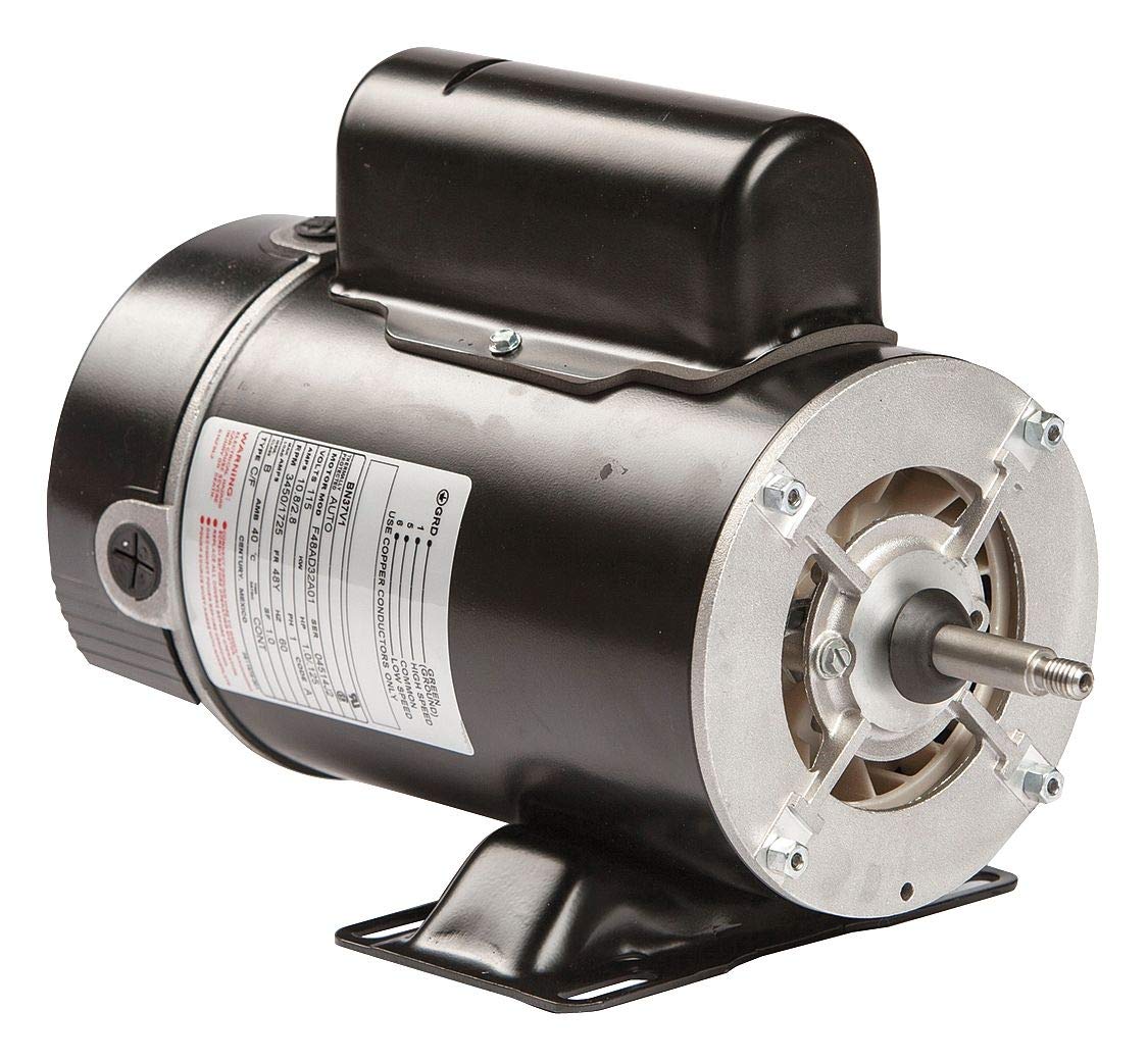 Century BN37V1 - 1 HP / 0.16 HP 2-Speed Pool Pump Motor for Inground & Above Ground Pools - High Efficiency Swimming Pool Equipment Replacement