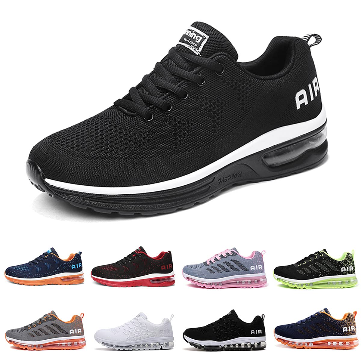 FashionCool Men's & Women's Non-Slip Gym Sneakers - Lightweight Breathable Athletic Running Walking Tennis Shoes (US 6.5-11, EU 39-46) - Perfect for Workouts, Jogging & Casual Wear