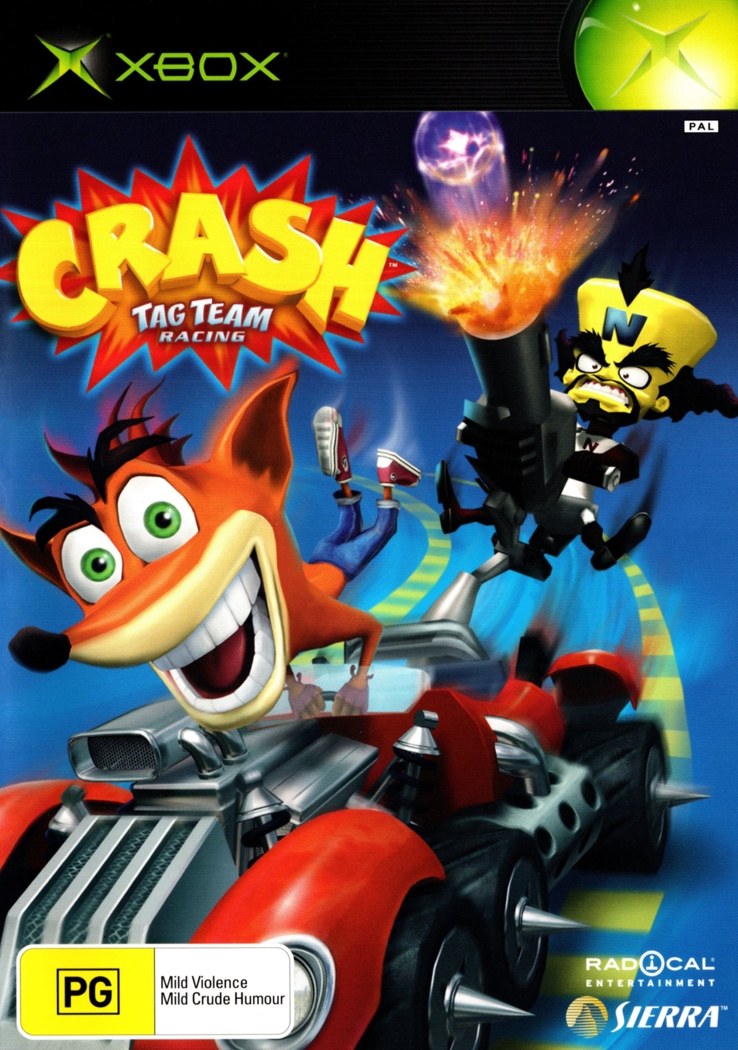 Crash Tag Team Racing - Xbox Game (PAL Version) | Fun Multiplayer Racing for Family & Friends | Perfect for Game Nights & Parties