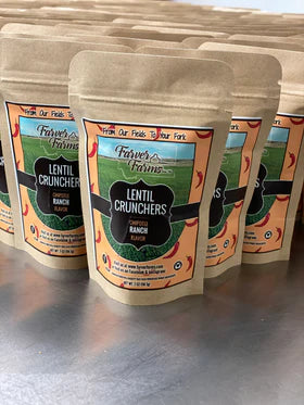 8Oz Lentil Crunch - Healthy Roasted Lentil Snacks, High Protein & Gluten-Free | Perfect for On-the-Go, Office Snacking & Keto Diet