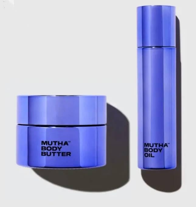 MUTHA The Body Set - Hydrating Body Butter & Nourishing Body Oil for Dry Skin | Perfect for Daily Moisturizing & Spa Treatments