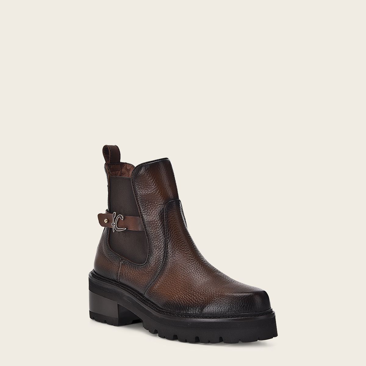 Franco Cuadra Women's Honey Casual Fashion Deer Leather Combat Boots - Stylish & Comfortable for Everyday Wear, Outdoor Adventures & Fall Fashion