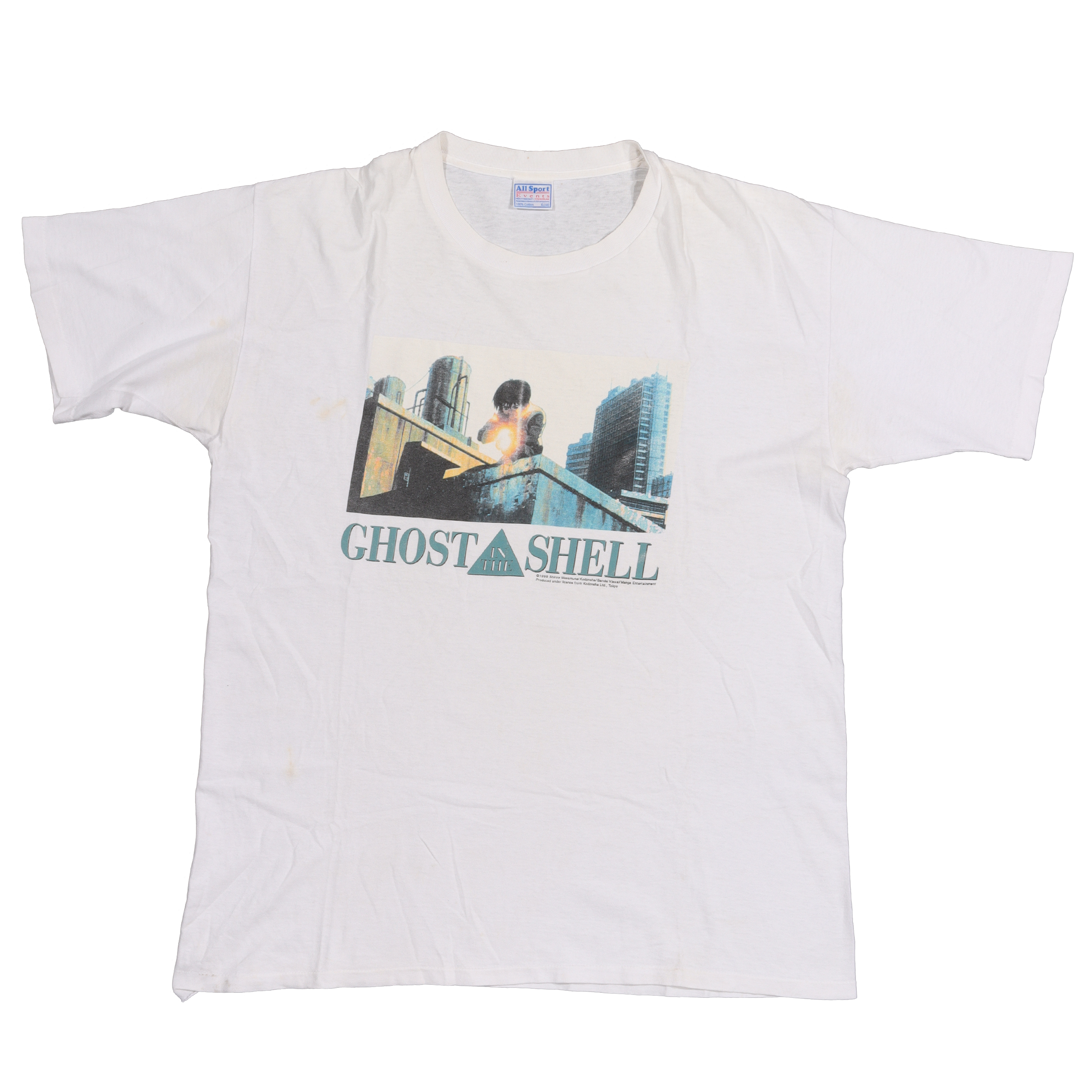 Ghost in The Shell Anime T-Shirt 1999 - Cyberpunk Manga Graphic Tee for Men & Women | Perfect for Cosplay, Conventions & Anime Fans
