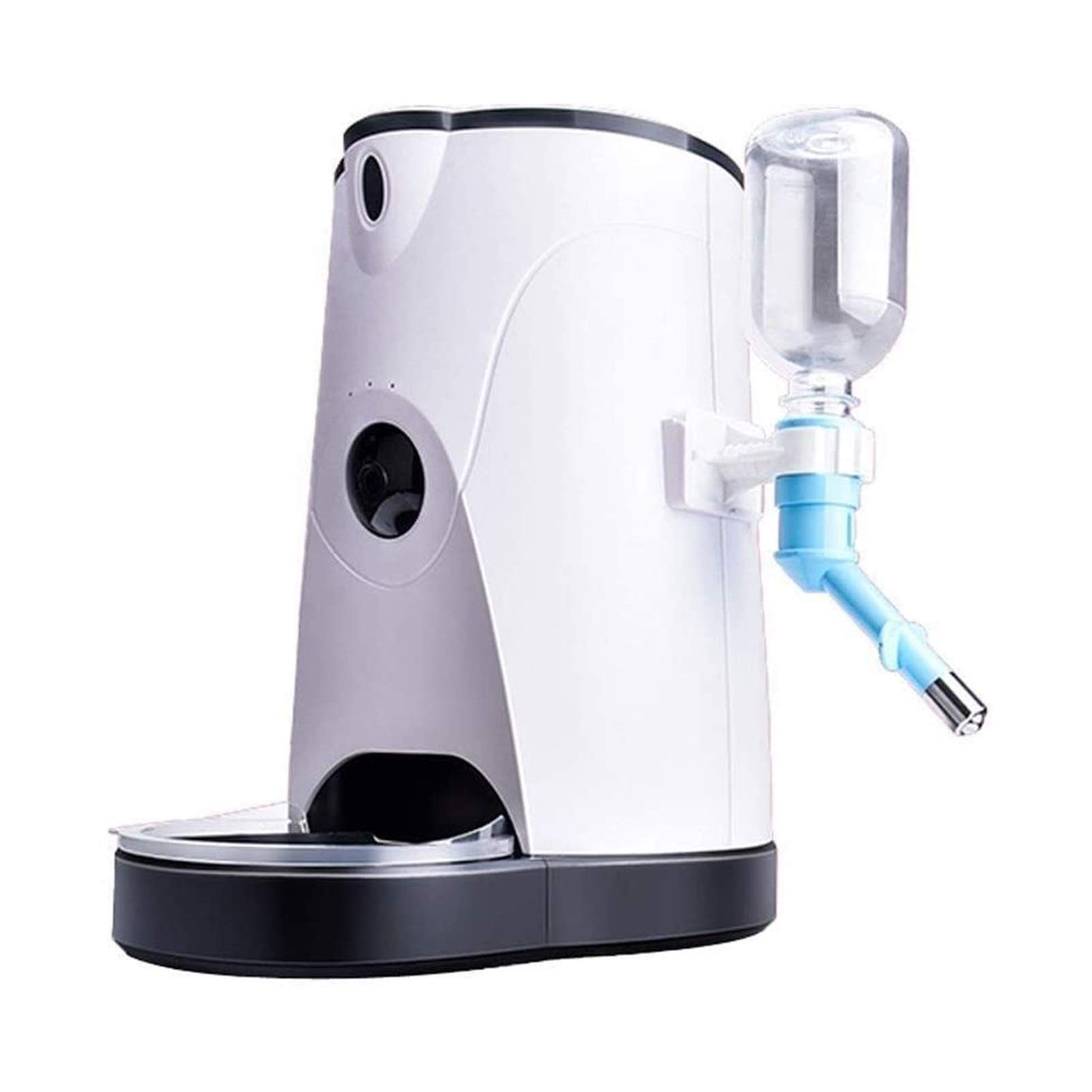 Automatic Pet Water and Food Dispenser for Dogs & Cats - Adjustable Height Stand with Detachable Pole - Perfect for Home, Travel, and Crate Training
