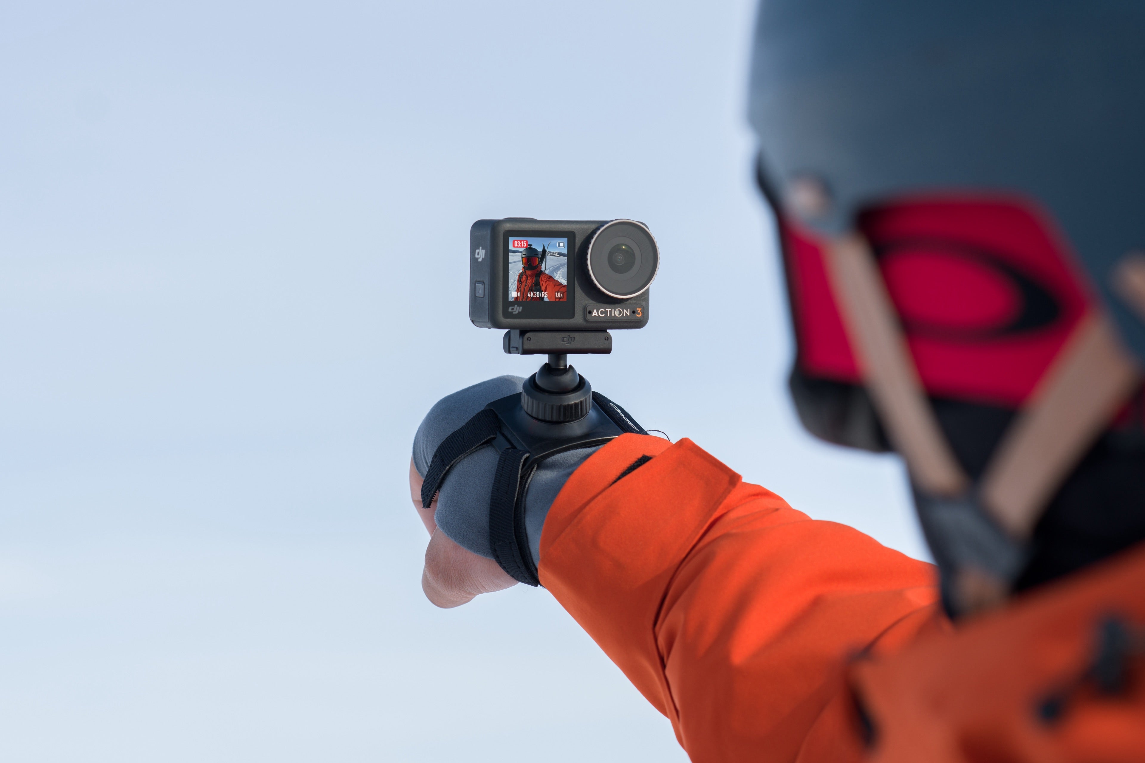 DJI Osmo Action 360° Wrist Strap - Secure Mount for Adventure Sports, Vlogging & Outdoor Activities