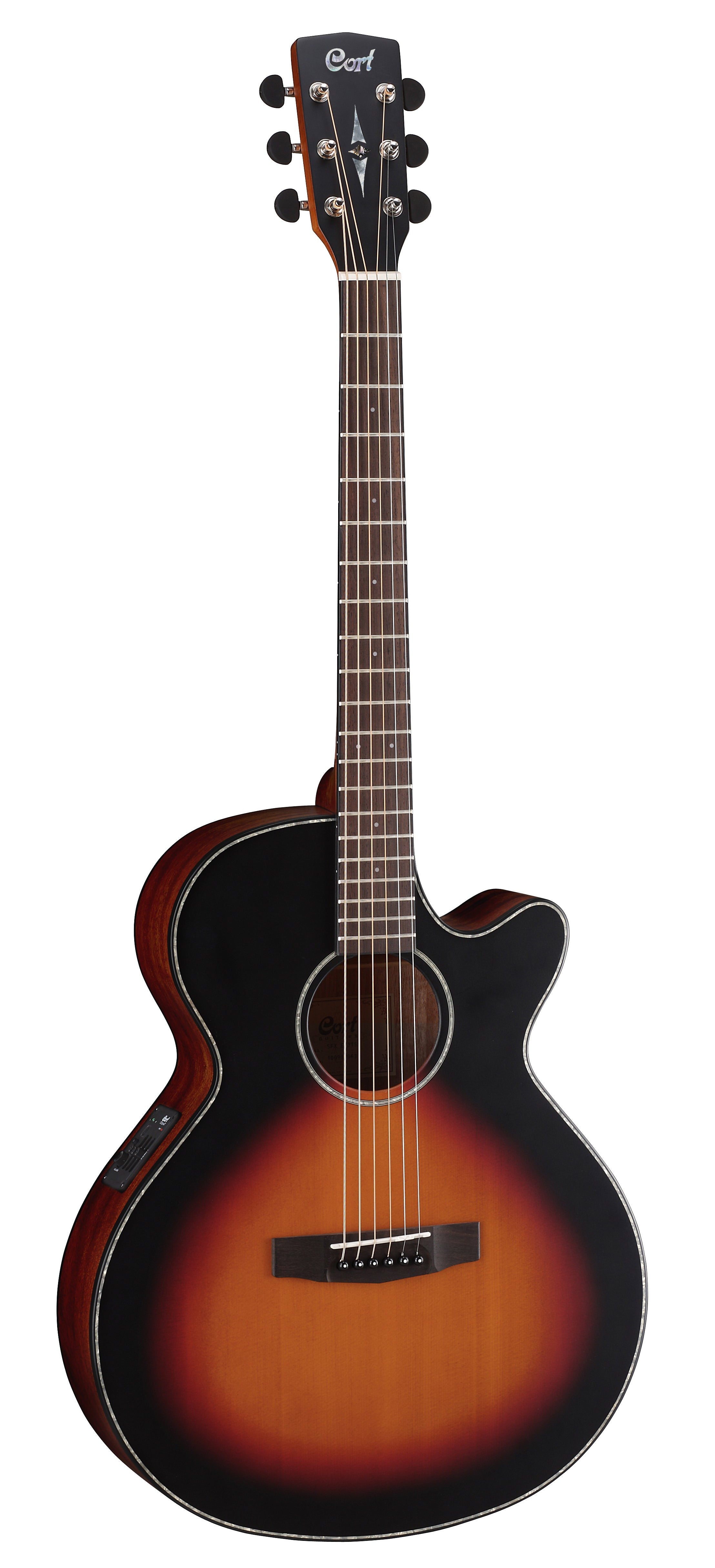 Cort SFX E 3TSS Acoustic Guitar - 3-Tone Satin Sunburst Finish | Perfect for Beginners, Live Performances & Home Recording