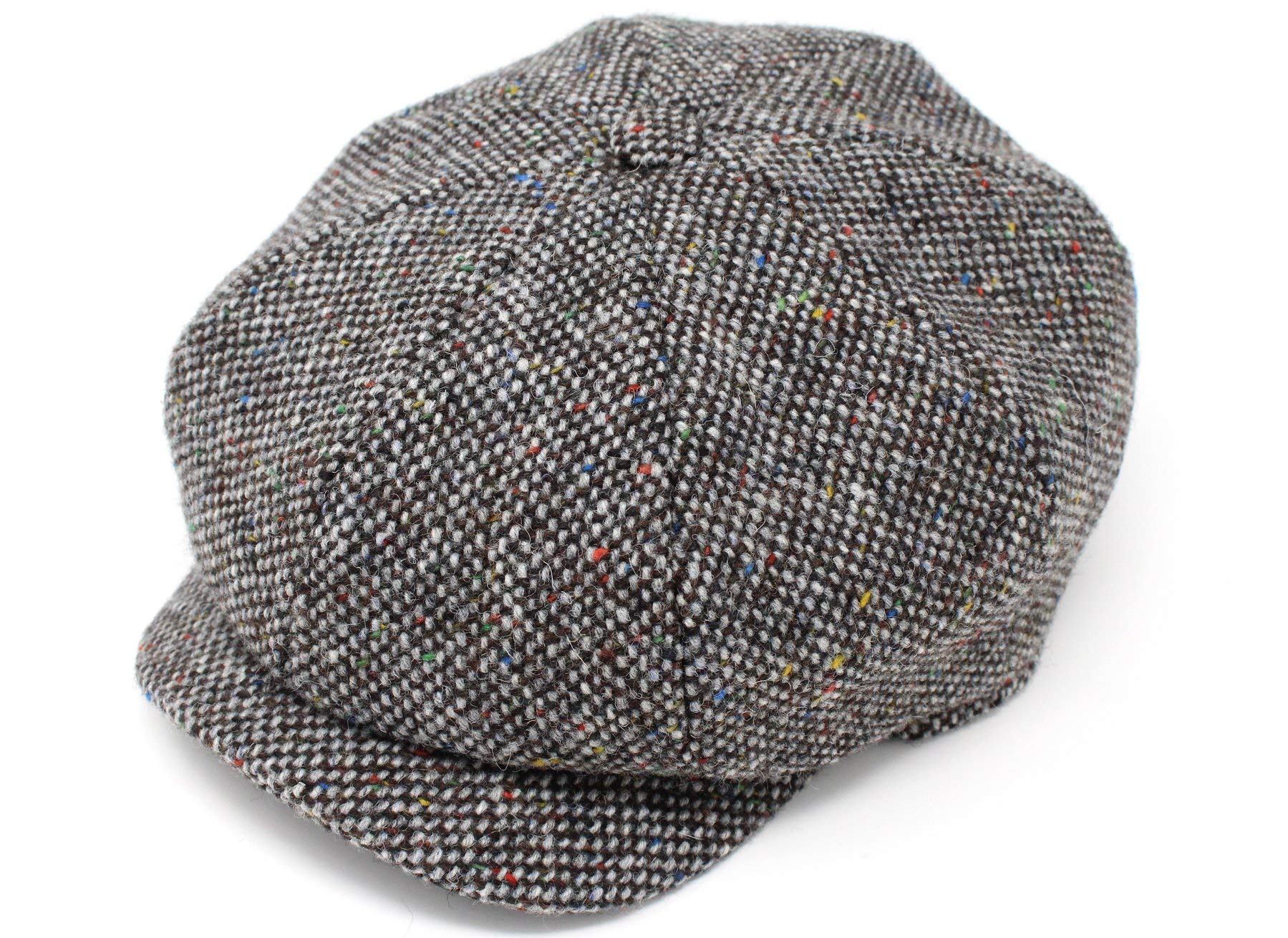 Irish Made Men's Tweed Flat Cap - Stylish Newsboy Hat for Outdoor Adventures