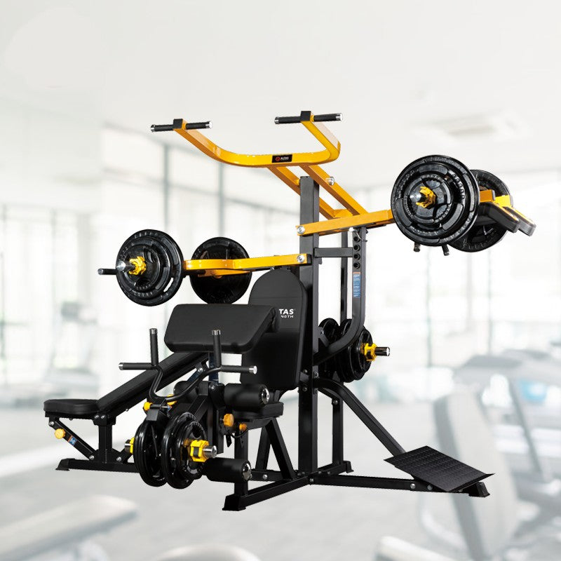 AL 167 Light Commercial Gym Equipment - 3 Person Functional Trainer for Home & Commercial Use | Strength Training & Fitness Workouts