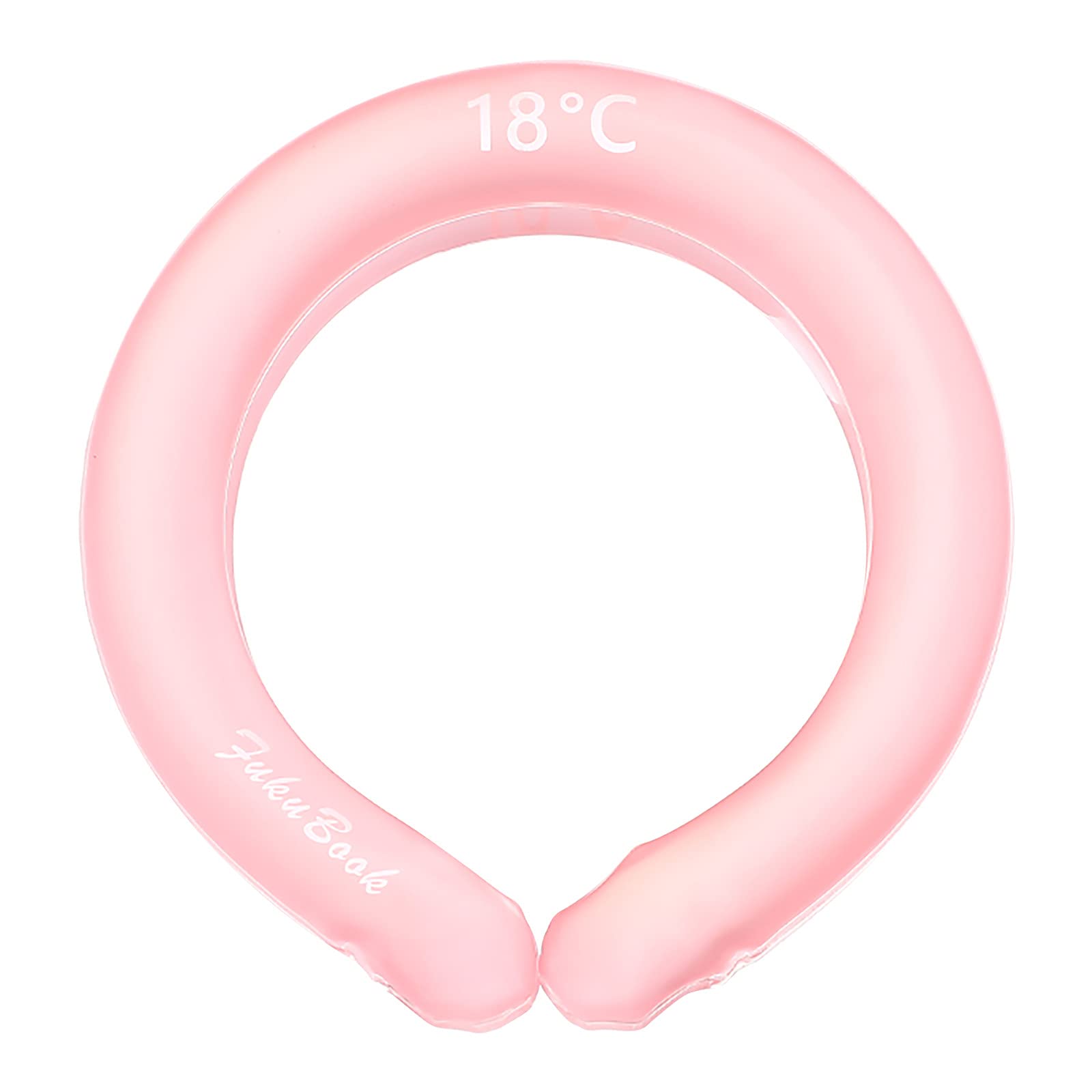 Cooling Neck Wrap for Hot Weather - Ice Pack Neck Pillow with Gel Technology for Heatstroke Prevention & Summer Cooling - Hands-Free Wearable Cold Therapy for Outdoor Sports, Hiking, and Travel (Pink)