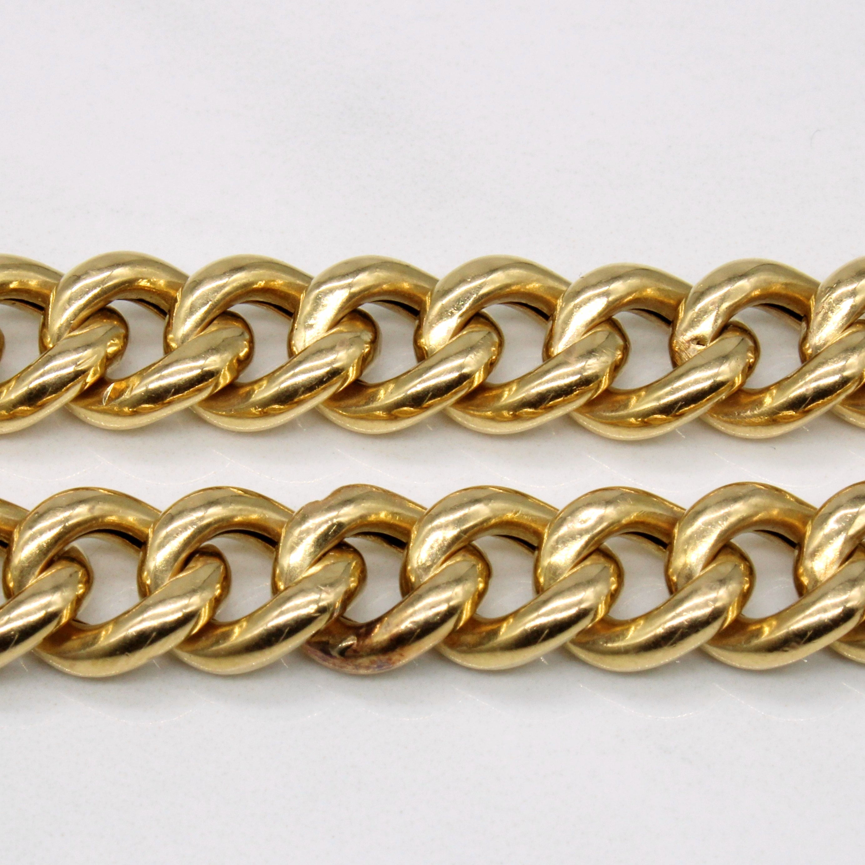 14K Yellow Gold Heart Closure Bracelet for Women - 8 Inch Adjustable Chain - Elegant Gift for Valentine's Day, Anniversary & Special Occasions
