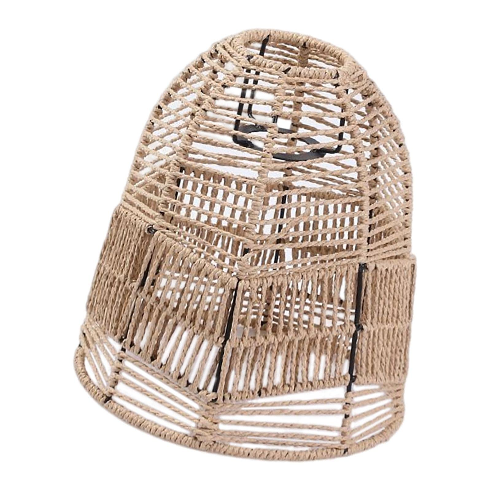 Stylish Woven Rattan Pendant Lamp Shade - Modern Hanging Light Fixture for Living Room, Bedroom & Hotel Decor | Perfect for Boho, Farmhouse & Coastal Interior Design