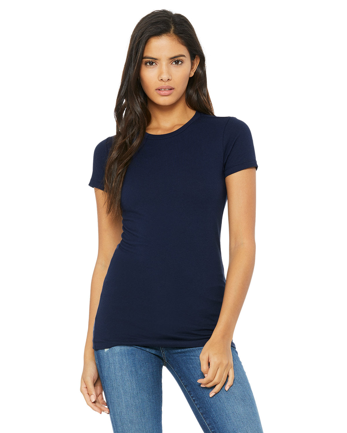 Bella + Canvas 6004 Women's Slim Fit Short Sleeve T-Shirt - Soft Cotton Tee for Casual Wear, Gym & Everyday Outfits
