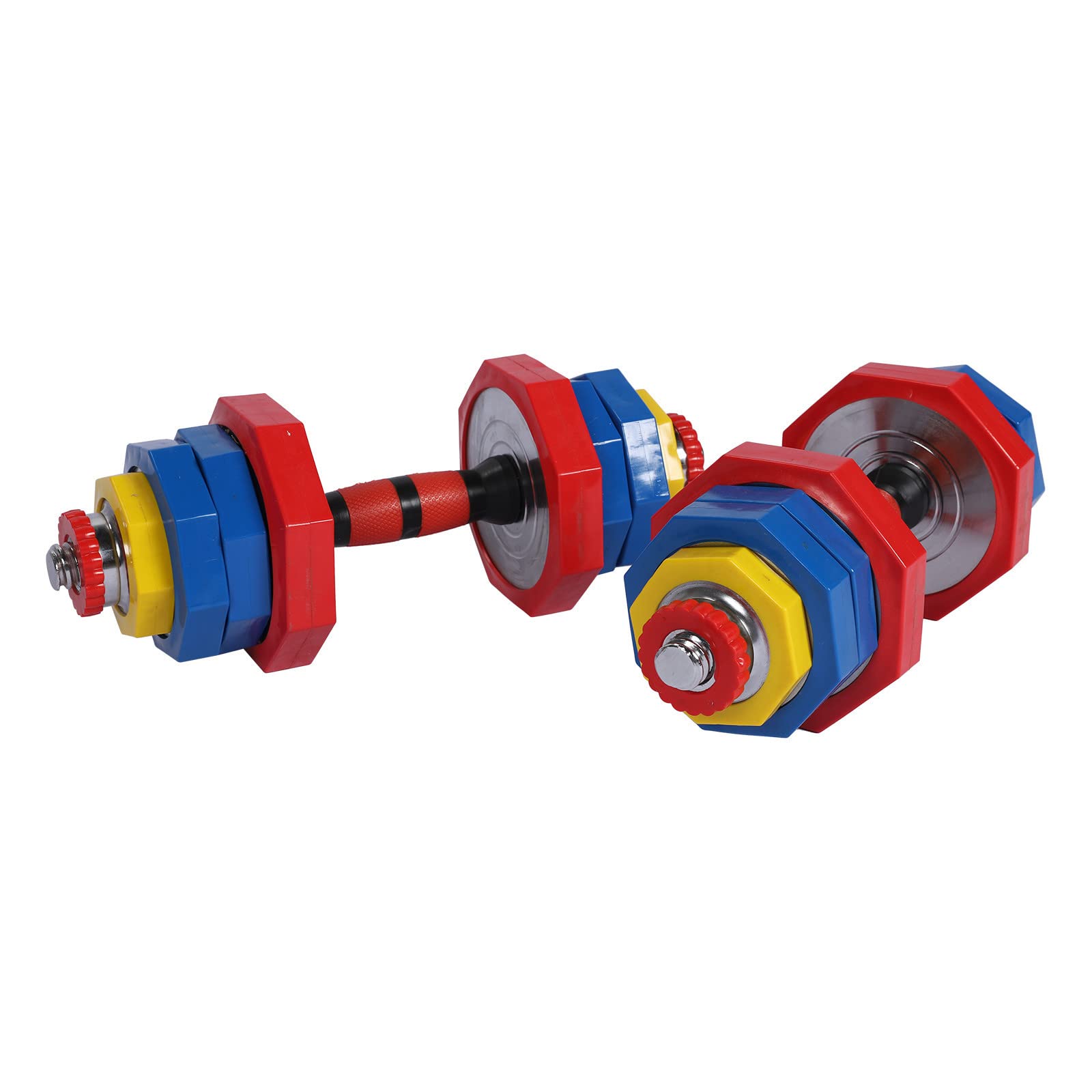55LB Adjustable Dumbbell Set (27.5LB Each) - Quick Change Weight Plates for Home Gym Strength Training - Perfect for Full Body Workouts, Muscle Building & Fitness Enthusiasts - US Stock Fast Shipping