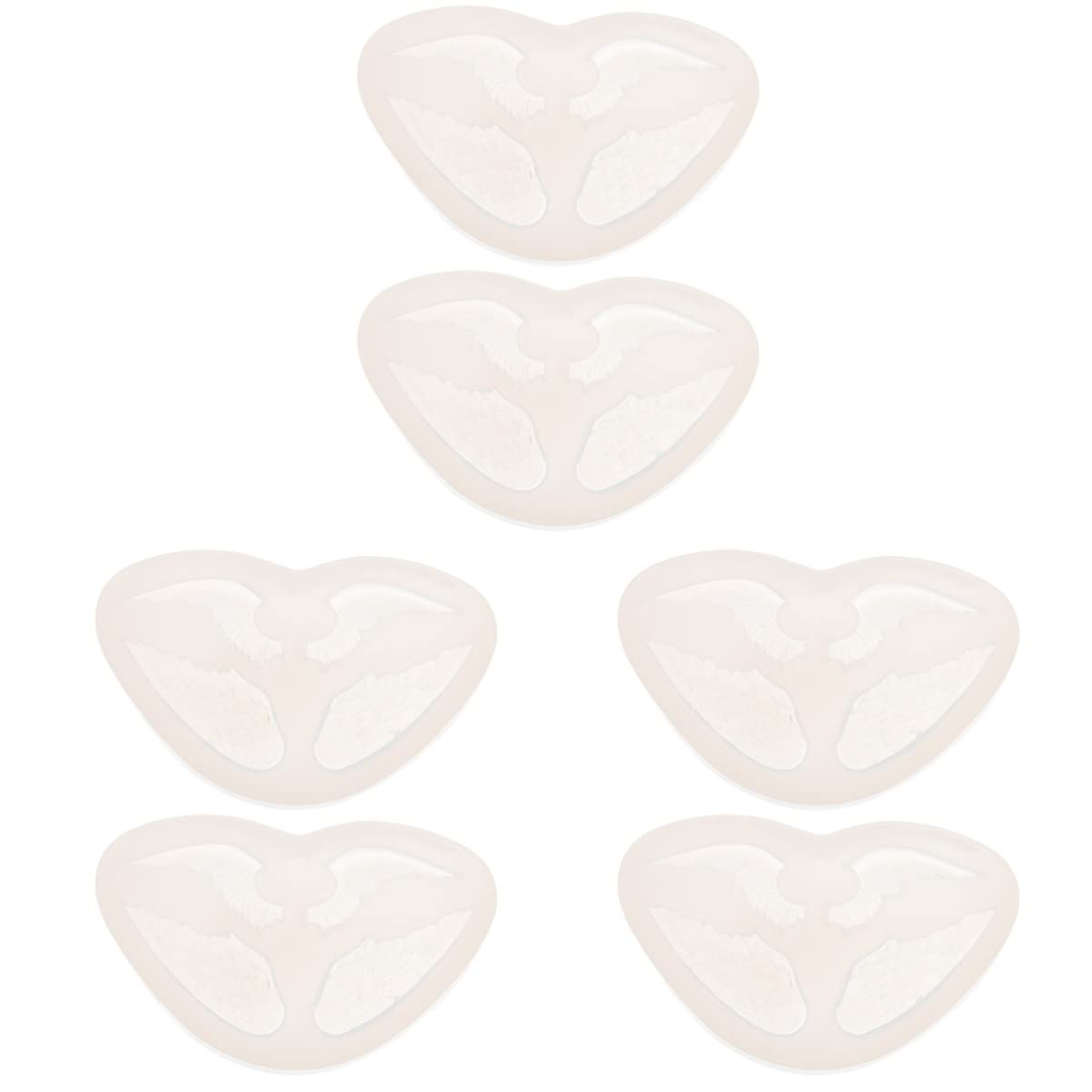COHEALI 6-Piece Mirror Trim Wing Style Silicone Molds for DIY Resin Casting - Perfect for Jewelry Making, Home Decor & Craft Projects