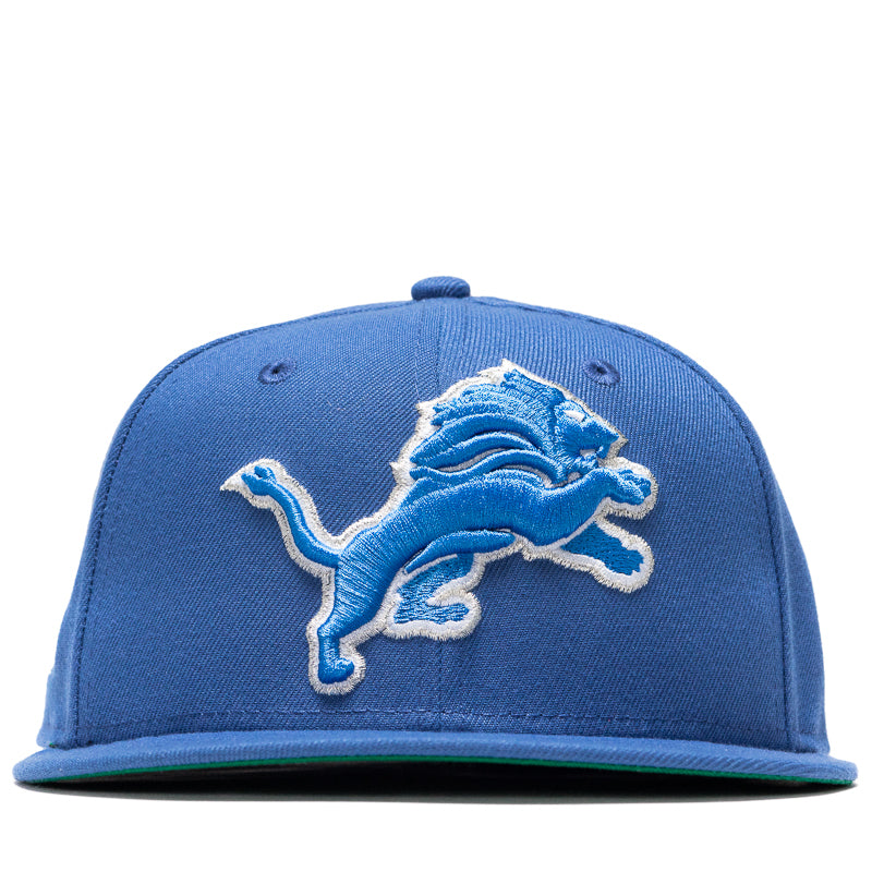 New Era Detroit Lions 59FIFTY Fitted Cap - Indigo Blue Snapback Hat for NFL Football Fans & Streetwear Style