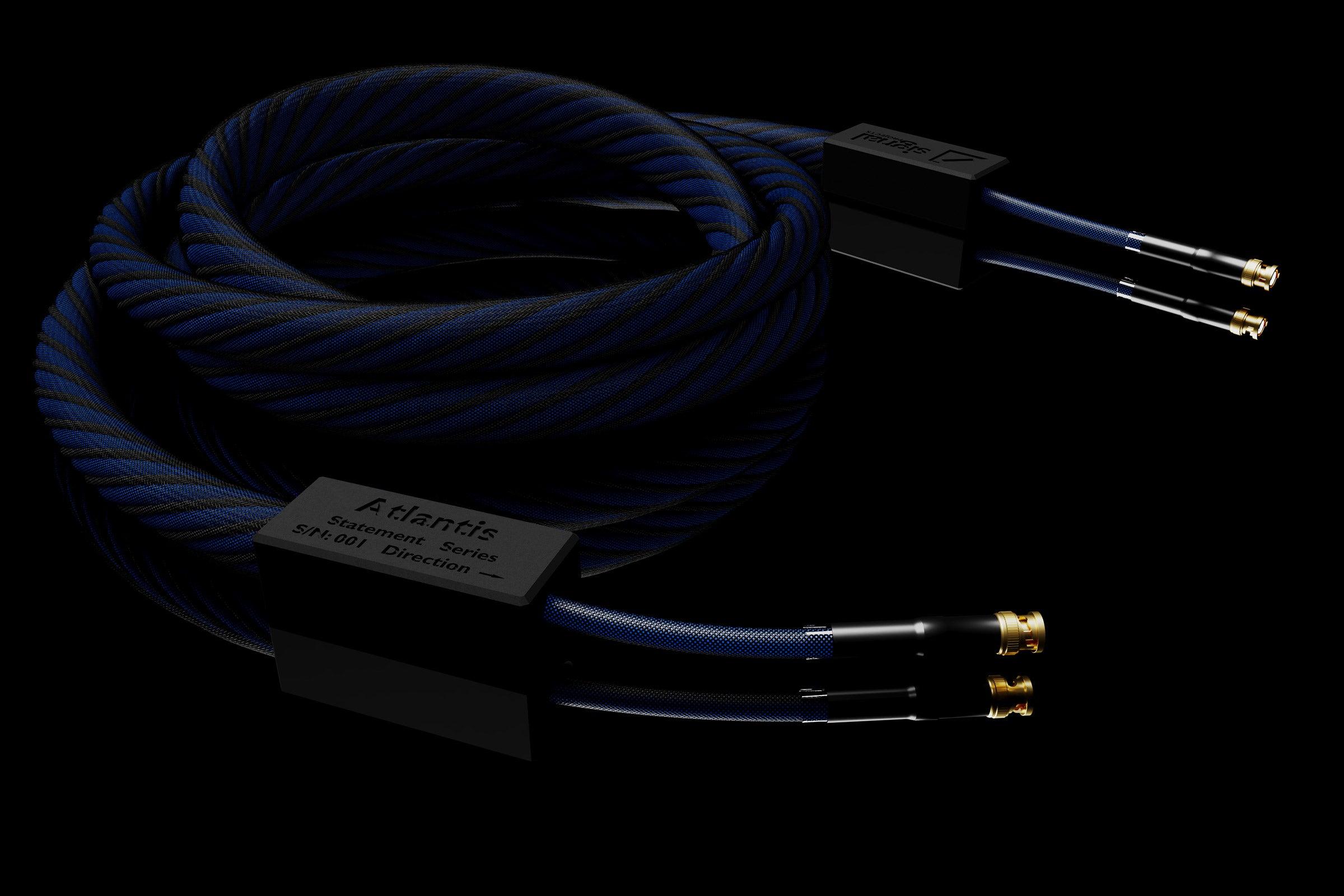 Signal Projects Atlantis Digital BNC 75Ω Cable - High-Quality Coaxial Cable for Professional Audio & Video Equipment | Perfect for Studio, Broadcast & Home Theater Systems