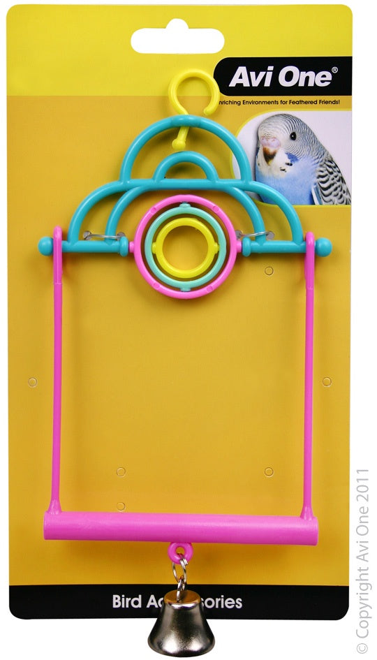 Avi One 2-in-1 Swing with Rotating Rings - Perfect for Indoor & Outdoor Playtime, Backyard Fun, and Toddler Development