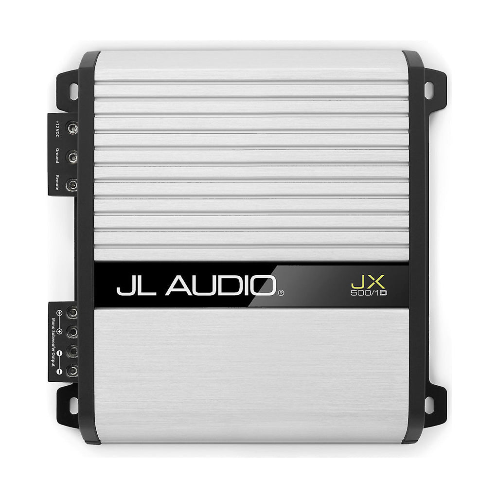 JL Audio JX500/1D 500W Class D Mono Car Amplifier - High Power JX Series for Deep Bass & Subwoofers | Perfect for Car Audio Systems & Truck Installations