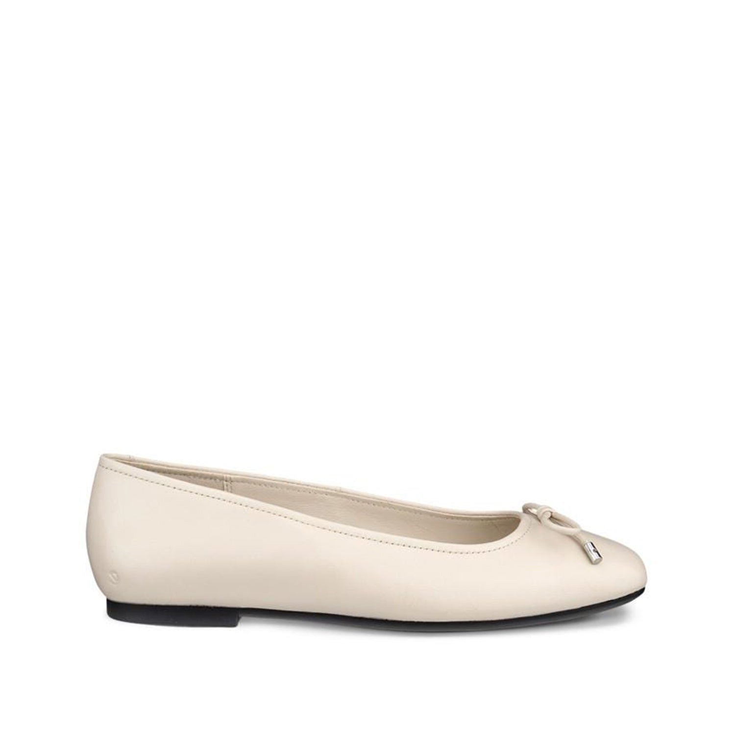 ECCO Women's Margot Ballerina Bow Flat Shoes in Limestone - Comfortable & Stylish for Work, Travel & Everyday Wear