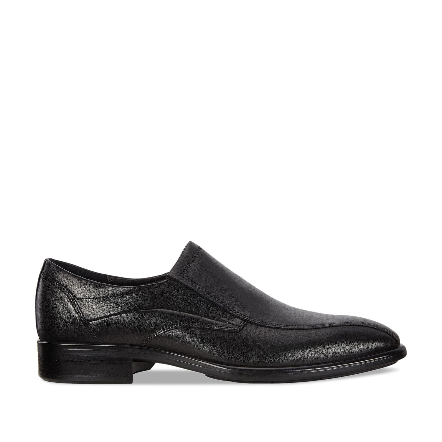 ECCO Men's Citytray Slip-On Loafers - Comfortable Black Casual Shoes for Work & Travel | Water-Resistant & Lightweight