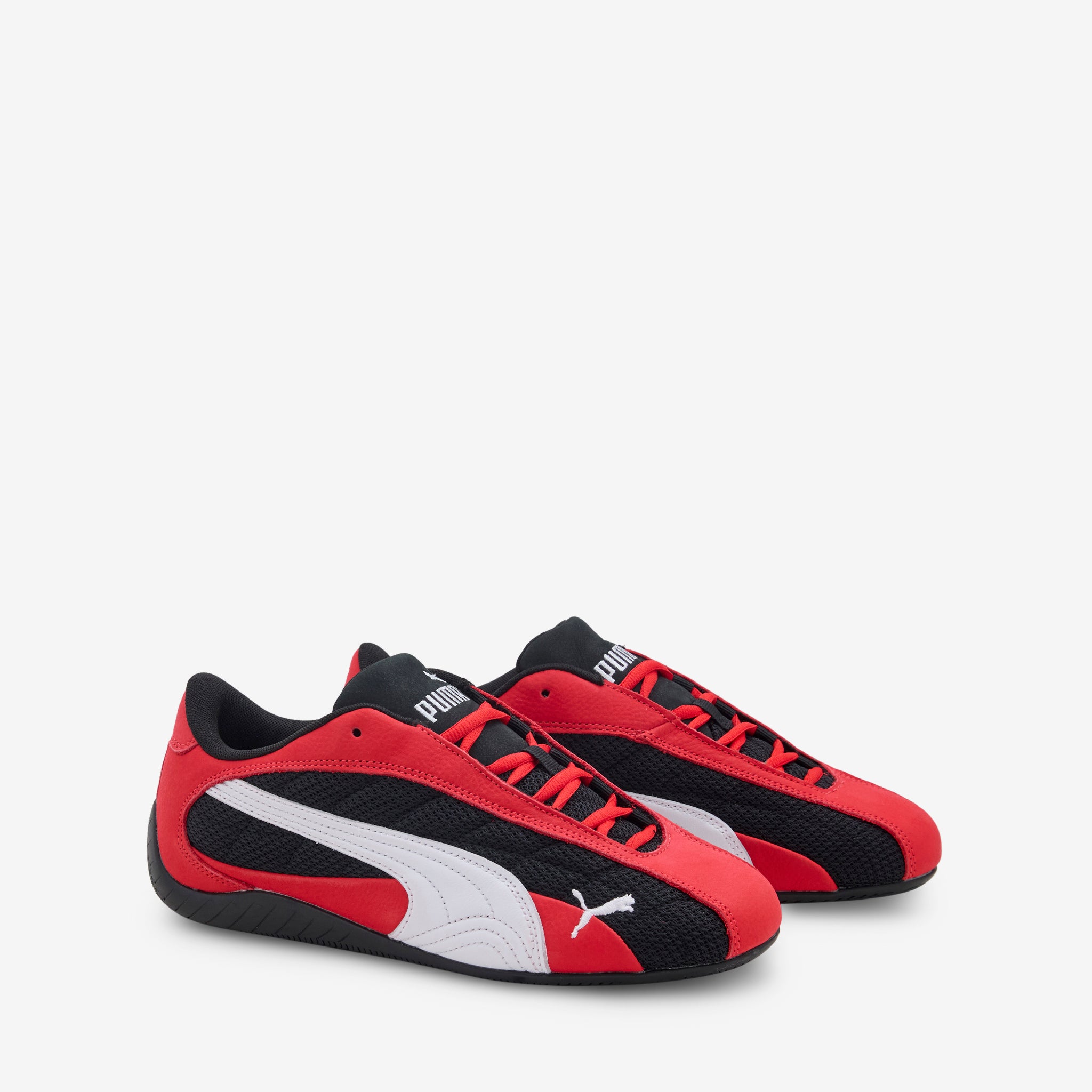 PUMA Speedcat Plus Racing Shoes - Red & White | Lightweight Comfort for Running, Training & Casual Wear