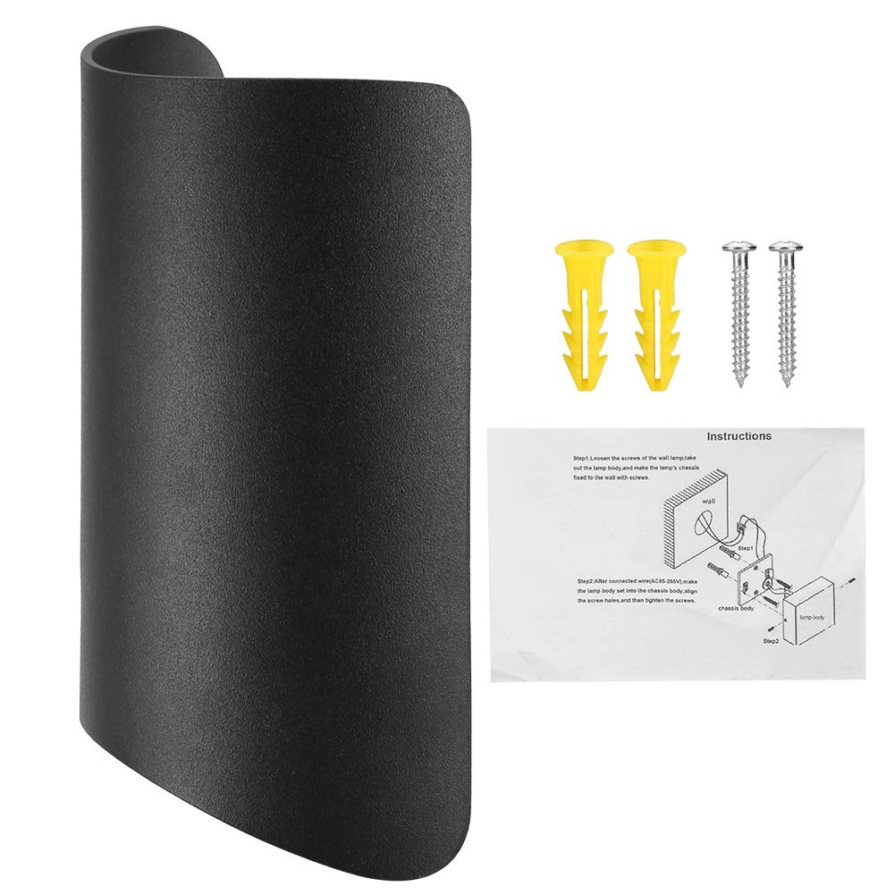CHICIRIS 6W LED Wall Sconce Light - 2 LED Waterproof Modern Fixture with Warm White Light (110V-265V) - Perfect for Living Room, Bedroom, Hallway, Bar, Cafe & Shop Lighting Decor