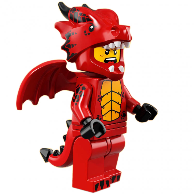 LEGO Minifigure Series 18 Dragon Suit Guy - Collectible Dragon Costume Character for LEGO Builders & Fans - Perfect for Display, Play & LEGO Collections