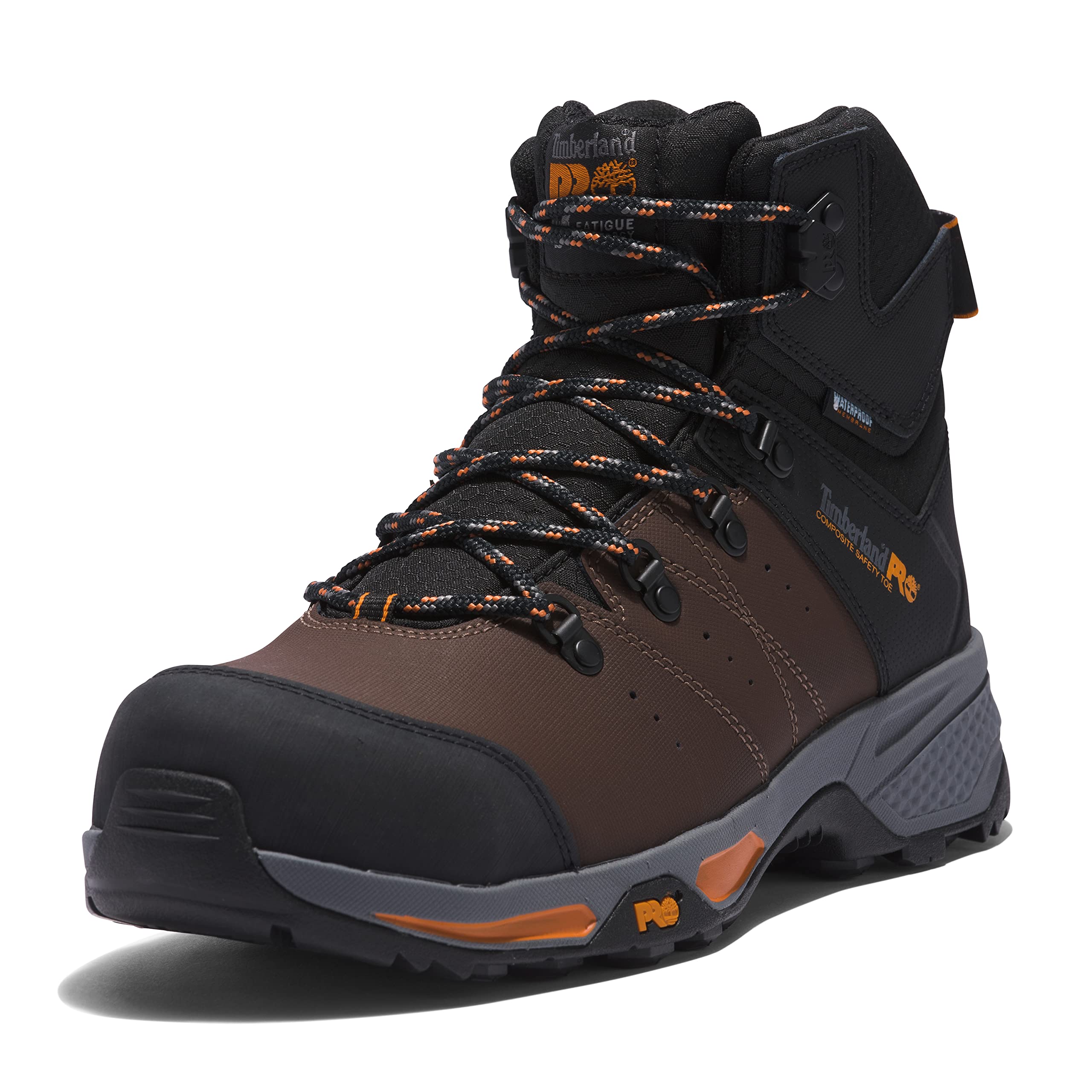 Timberland PRO Men's 6 Inch Composite Safety Toe Waterproof Work Boots - Industrial Hiker for Construction, Outdoor & Heavy Duty Work - Durable & Comfortable for All-Day Wear