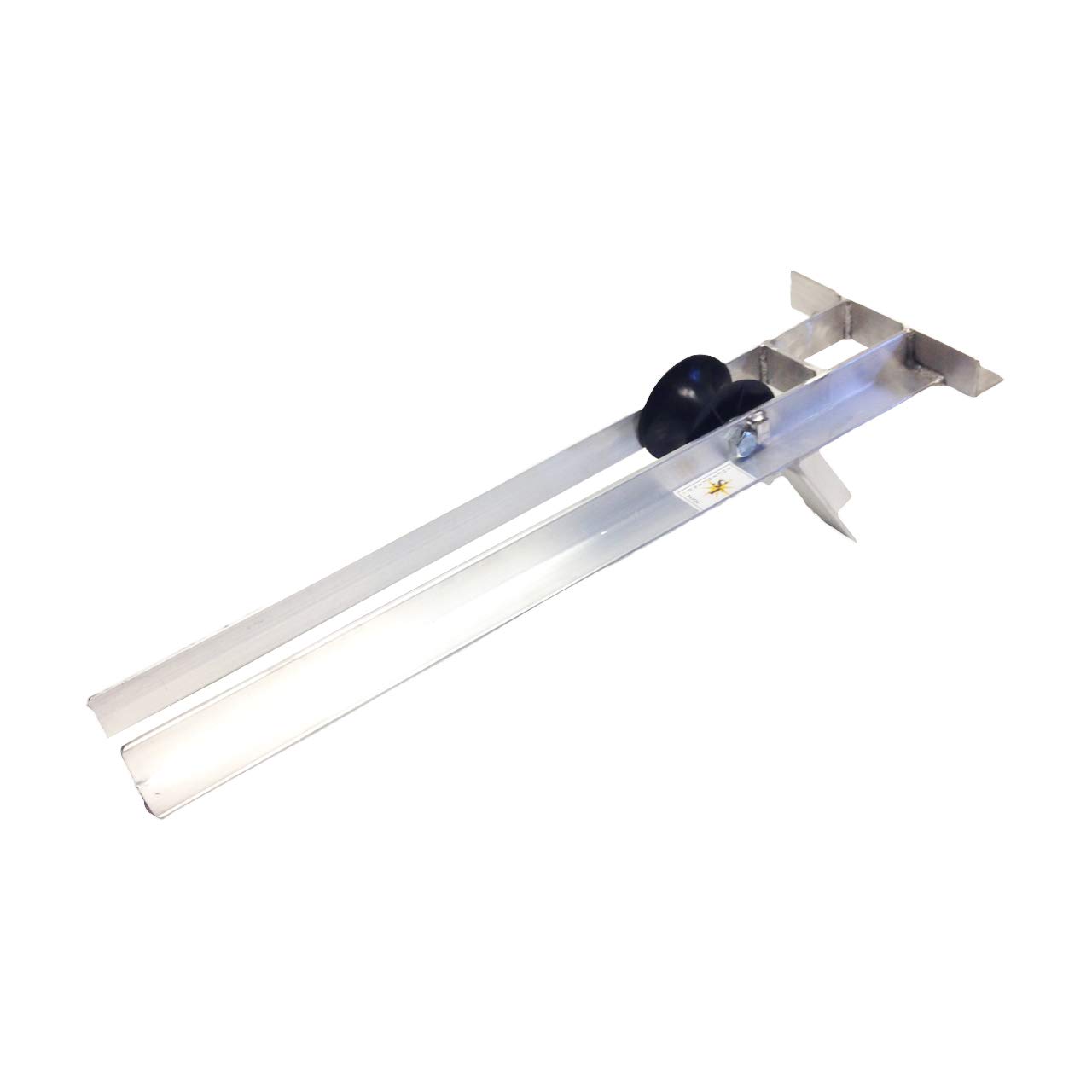 Aluminum Upper Manhole Roller Hose Guide with Delrin Roller - Durable Sewer & Drain Cleaning Tool for Professional Plumbers