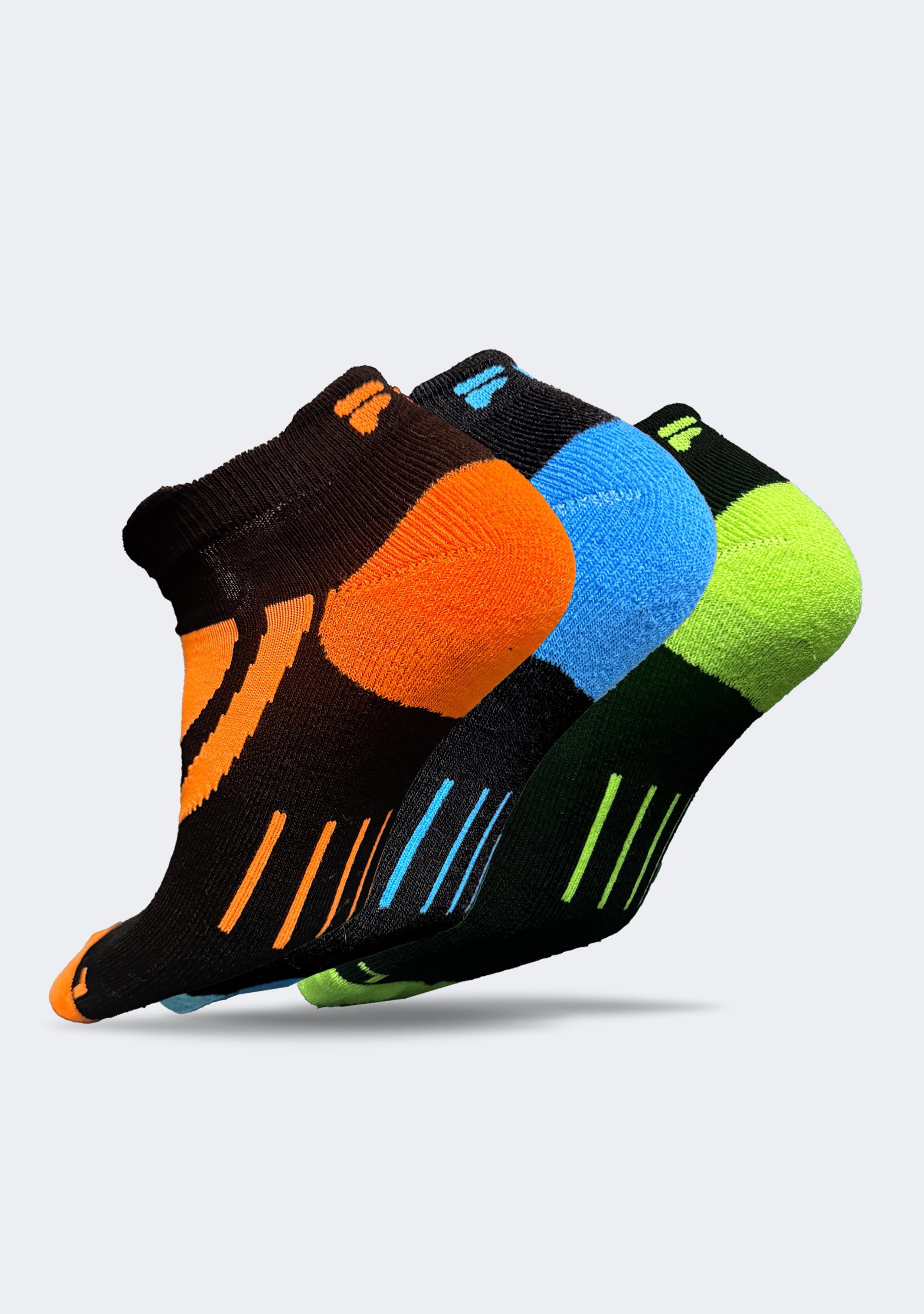 Fila 6 Pack Performance No-Show Athletic Socks for Men & Women - Running, Gym, Basketball & Everyday Comfort