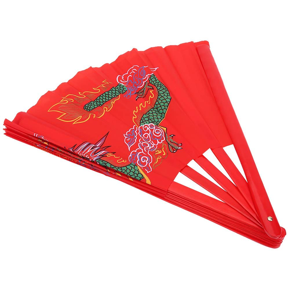Hand-Painted Silk Fan - Traditional Chinese Decorative Fan for Tai Chi, Dance & Performance - Elegant Silk Fabric for Home Decor & Gifts