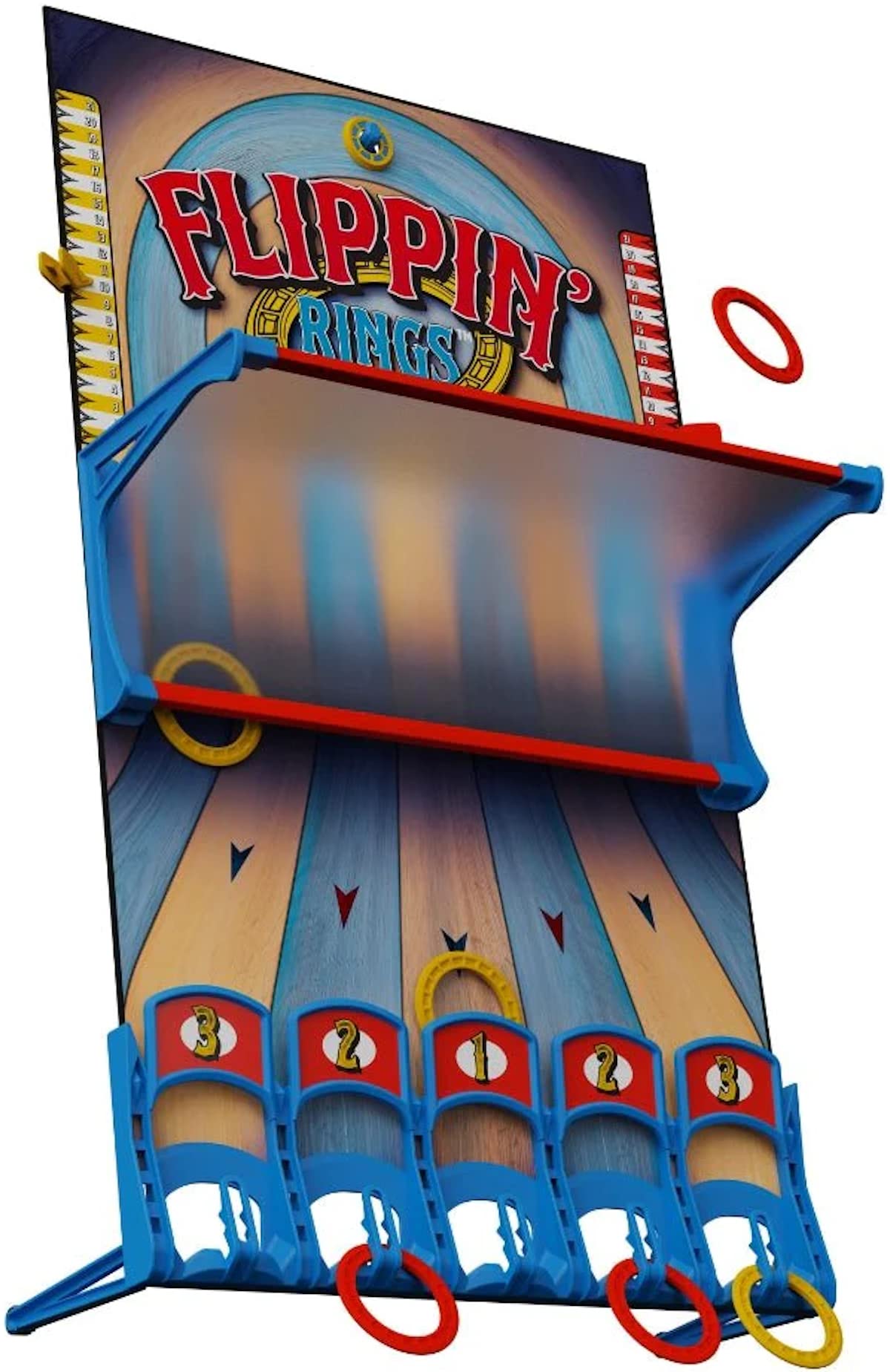 Flippin Rings - Fun Ring Toss Game Set for Adults & Kids - Perfect for Backyard Parties, Family Gatherings and Outdoor Games