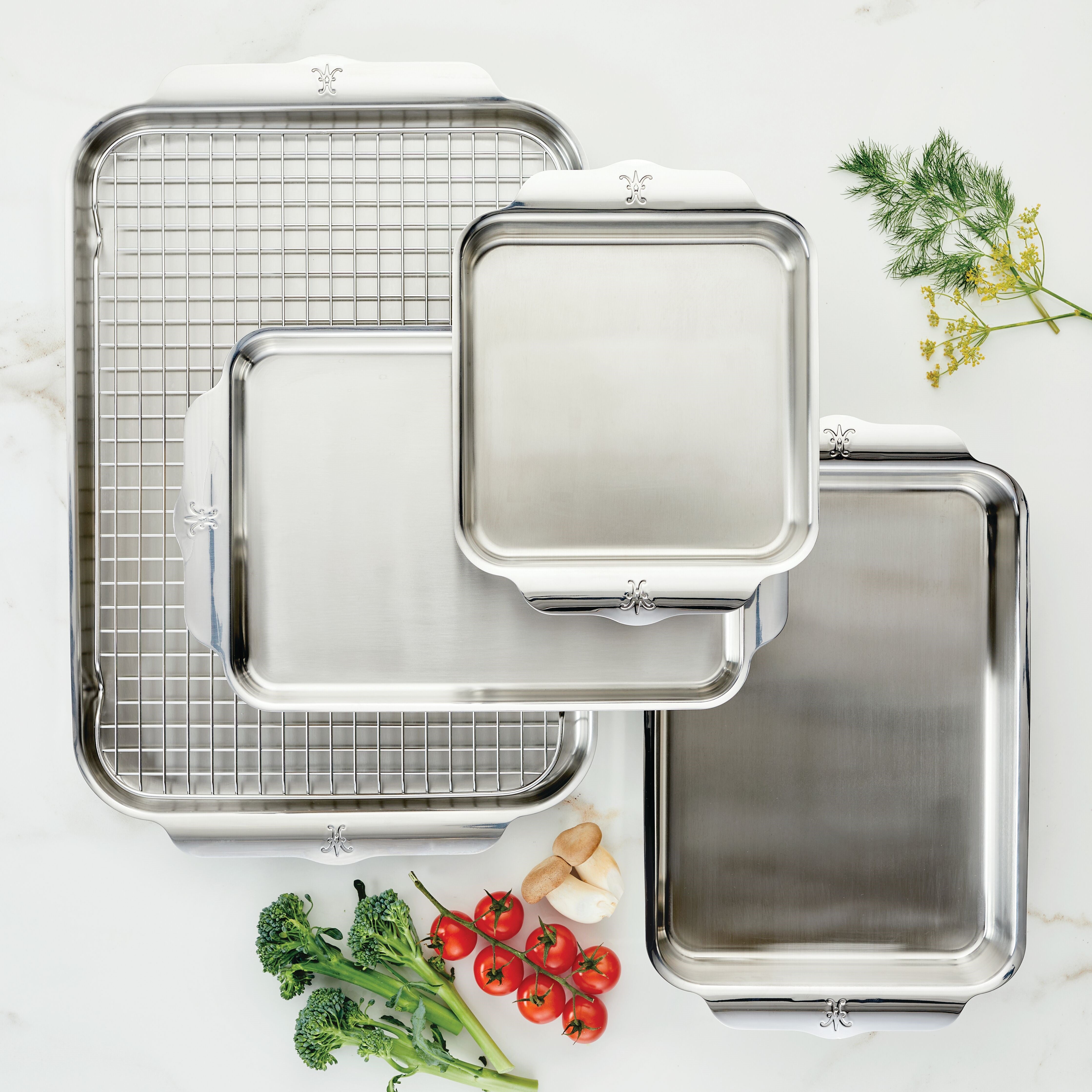 Premium 5-Piece Ovenbond Non-Stick Baking Set – Durable Bakeware for Cookies, Cakes & Bread – Perfect for Home Bakers & Holiday Cooking Gifts