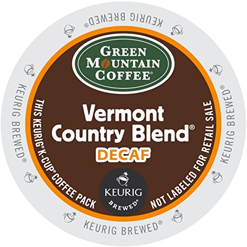 Green Mountain Coffee Roasters 7602CT Vermont Country Blend Decaf Coffee K-Cups, 96 Count (Pack of 1) - Medium Roast, Swiss Water Process, Compatible with Keurig Brewers - Perfect for Home, Office & Gifts