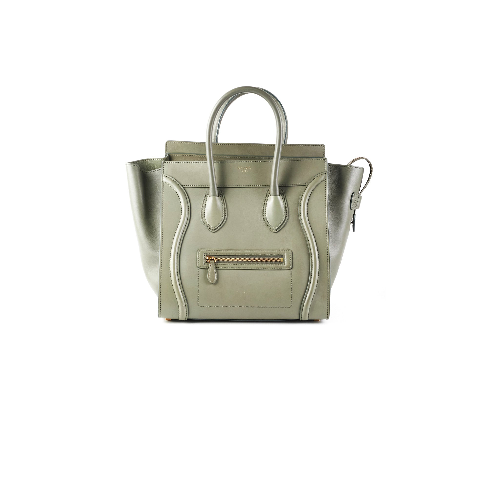 Celine Mini Luggage Bag in Grey - Stylish & Compact Handbag for Women | Perfect for Travel, Work & Everyday Use