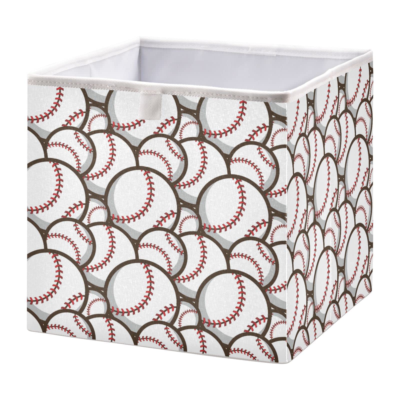 Ollabaky Collapsible Storage Bin - Waterproof Fabric Cube for Clothes, Toys & Organizing Shelves & Drawers - Home & Office Use