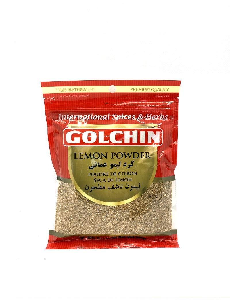 Golchin Premium Lemon Powder, 3 oz (85g) - 100% Natural Dried Lemon for Baking, Cooking & Beverages | Perfect for Lemonade, Tea, Desserts & Cocktails