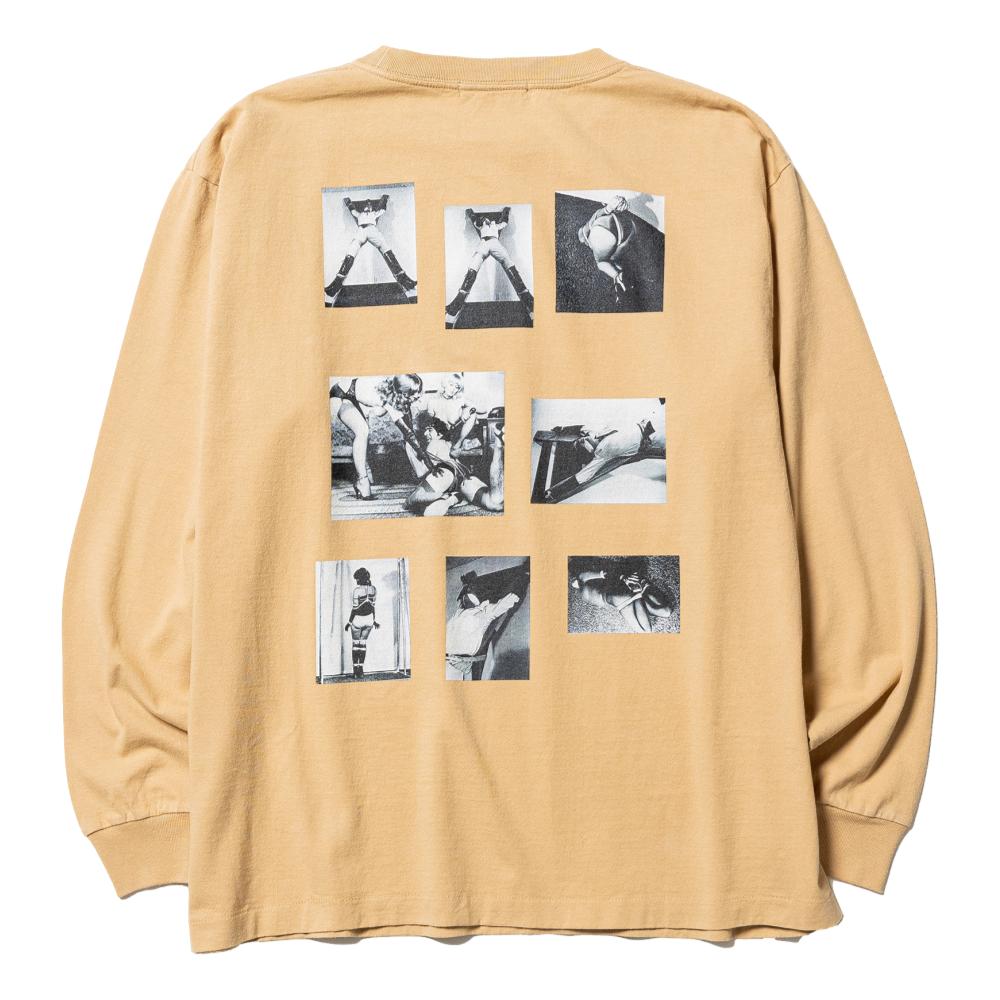 FlagStuff Play Long Sleeve T-Shirt for Men & Women - Soft Cotton Camel Color Tee - Casual Wear, Outdoor Activities, and Everyday Comfort