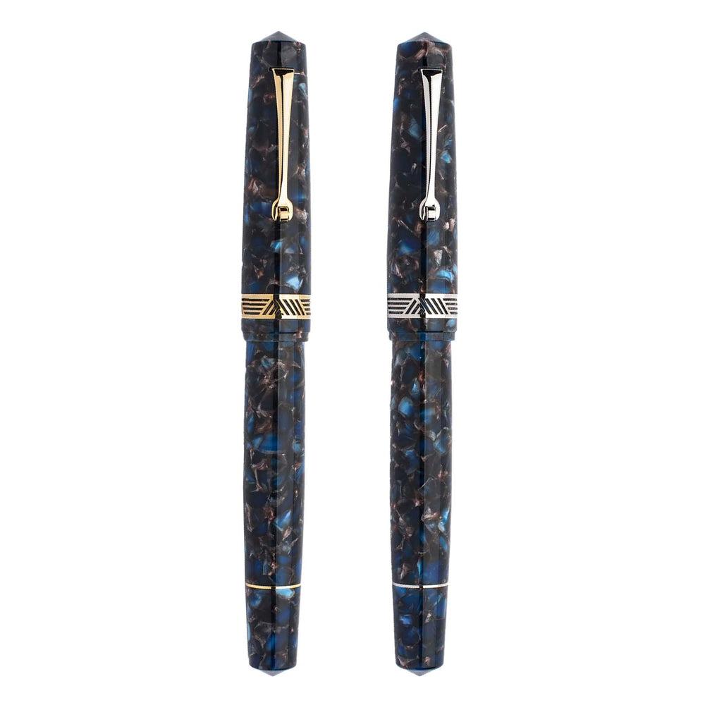 Leonardo Fountain Pen Momento Magico 14K Gold Nib - Pietra Salata Limited Edition 2022 - Luxury Writing Instrument for Professionals & Collectors - Perfect for Signatures, Calligraphy & Gift Giving