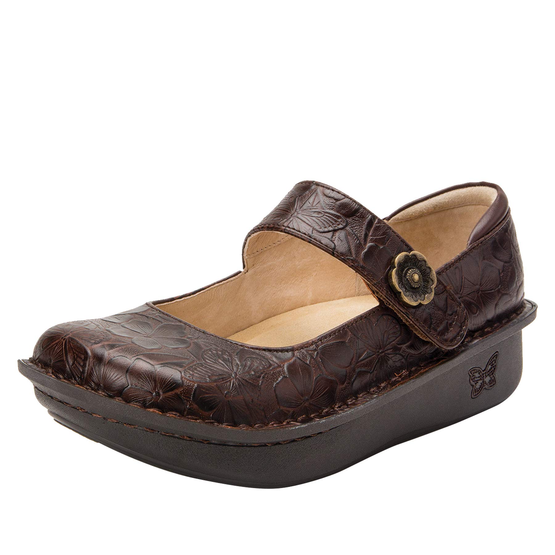 Alegria Women's Paloma Leather Slip-On Shoes - Comfortable & Stylish for Work, Nursing, and Everyday Wear