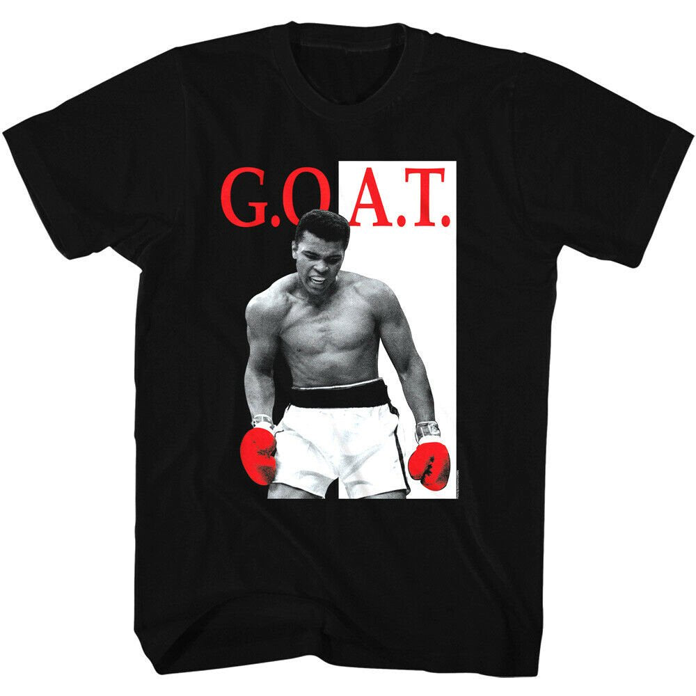 Muhammad Ali T-Shirt - Scarface Black/White/Red - Vintage Boxing & Hip Hop Fashion for Men - Perfect for Streetwear, Gym & Casual Outfits