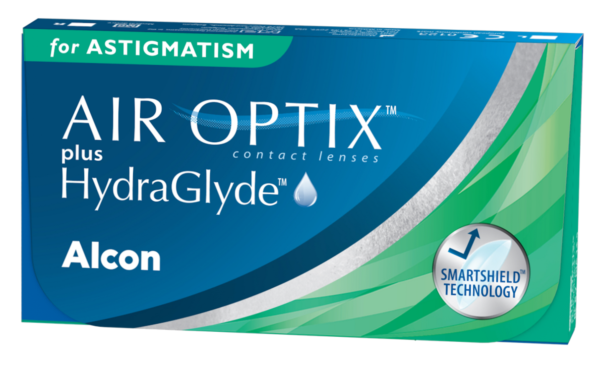 Air Optix Plus HydraGlyde Monthly Contact Lenses for Astigmatism (3 Pack) - Comfortable Toric Lenses for Dry Eyes, Perfect for Active Lifestyles & All-Day Wear