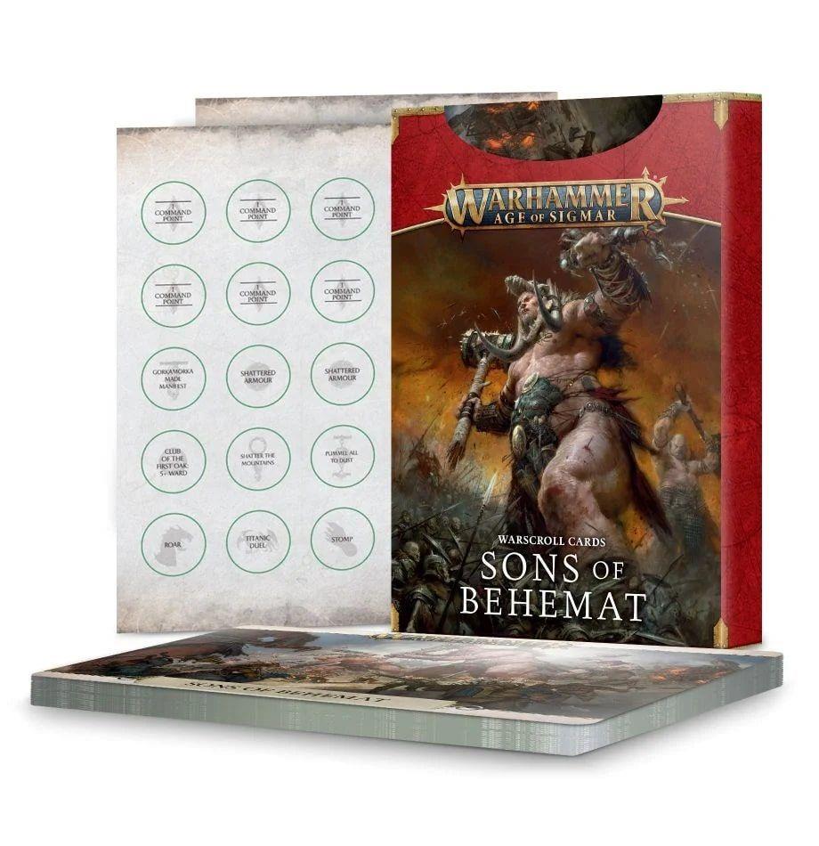 Age of Sigmar Warscroll: Sons of Behemat - Giant Destruction Army for Tabletop Wargaming & Miniature Battles - Perfect for Fantasy Strategy Games & Competitive Play