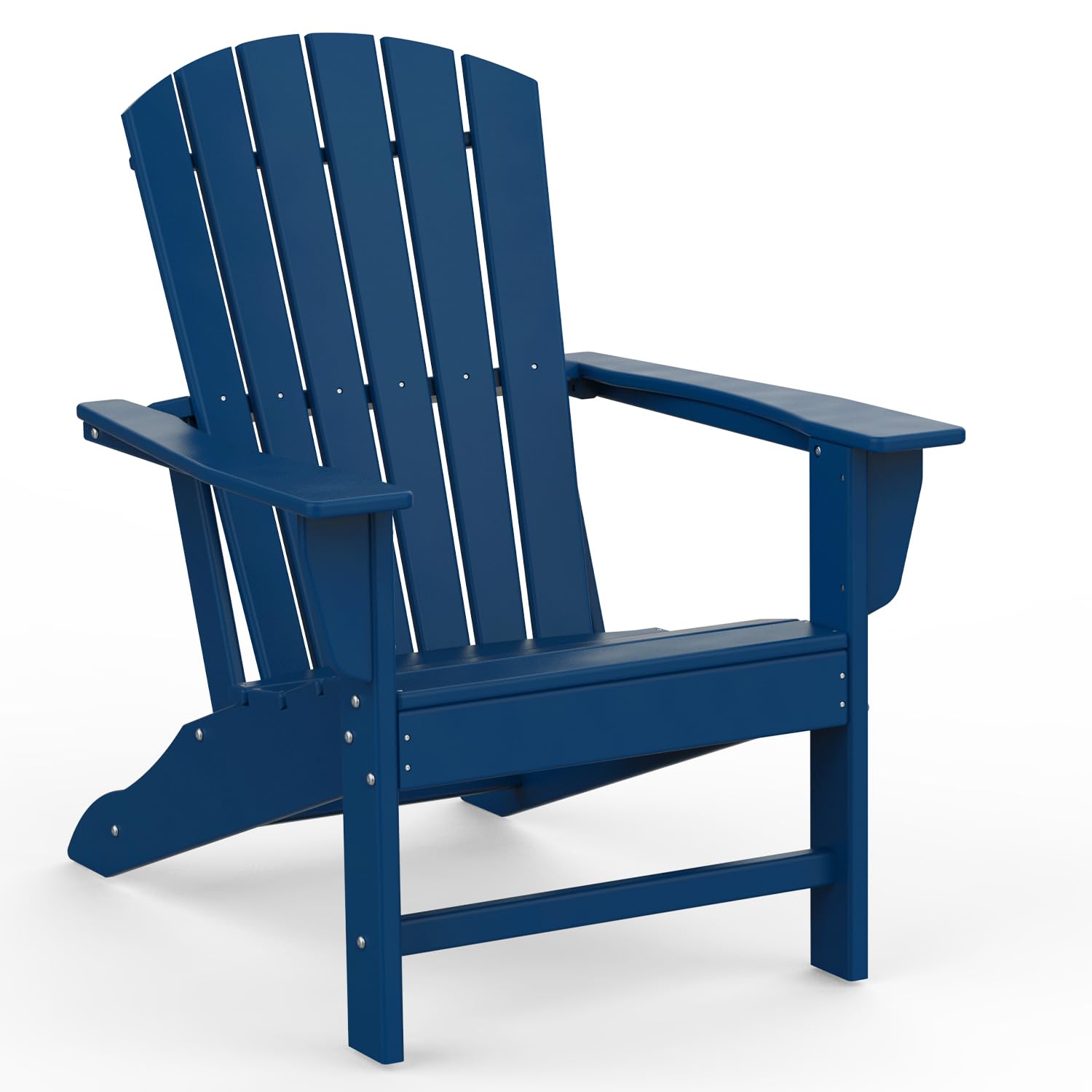 **Premium HDPE Plastic Adirondack Chair - Oversized All-Weather Outdoor Fire Pit Seating in Blue | Poly Lumber Durable Design for Backyard, Patio, Deck & Garden Relaxation**    *(Perfect for bonfires, poolside lounging, and outdoor entertaining with family and friends!)*