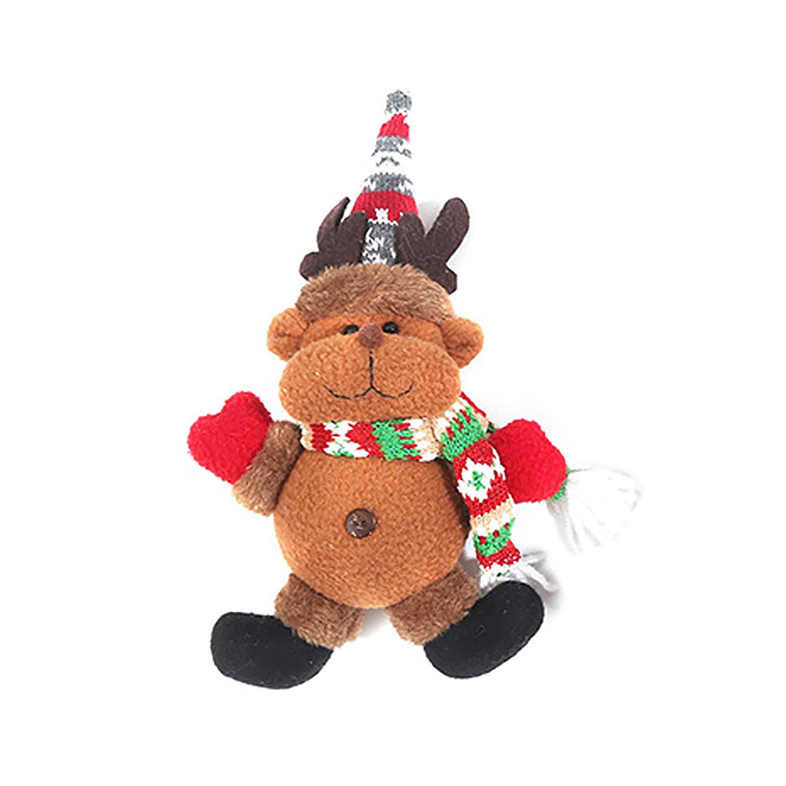 Festive Santa Claus Plush Hanging Ornaments - Christmas Bedroom Decor, Creative Holiday Home Decoration for Tree, Mantel & Gift Wrapping