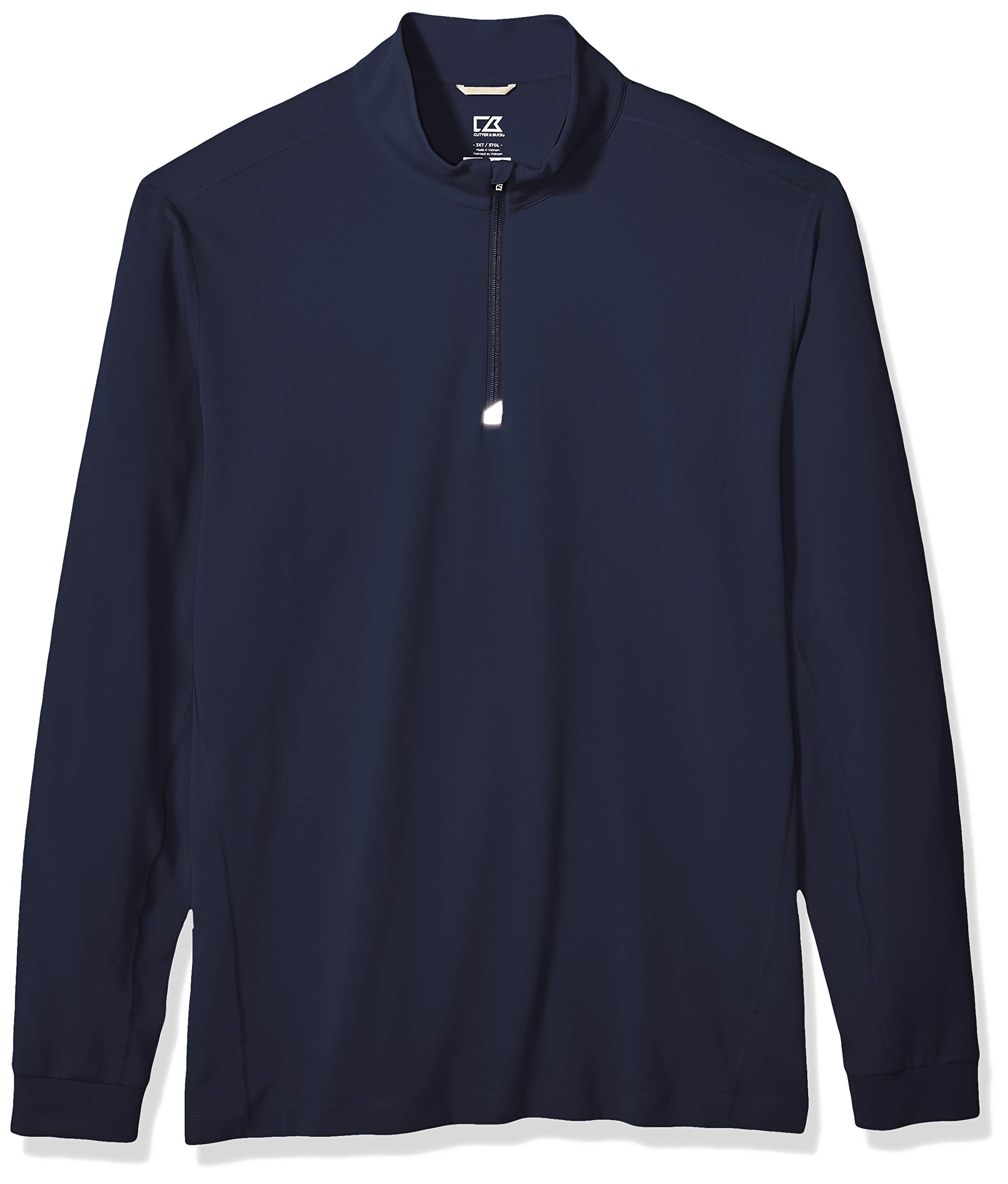 Cutter & Buck Men's Drytec UPF 50+ Double Knit Jersey Traverse Half Zip Pullover - Lightweight Quick-Dry Golf & Outdoor Performance Shirt for Hiking, Running, and Casual Wear