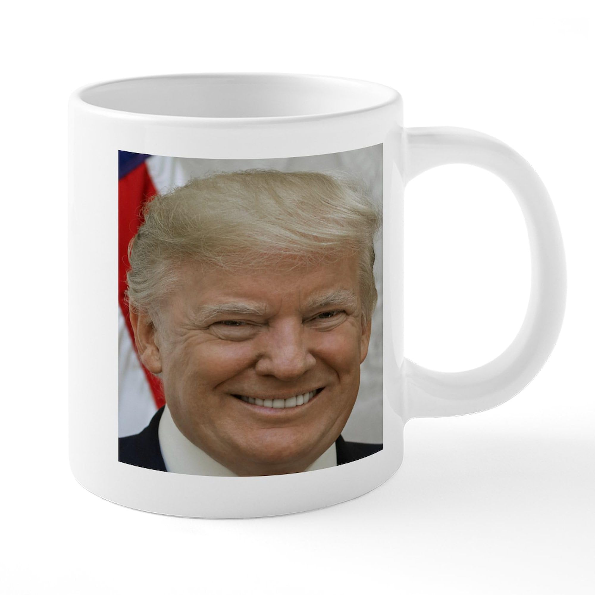 Donald Trump 20 oz Ceramic Coffee Mug - Large Insulated Tea Cup with Handle - Perfect for Office, Home & Political Gift Giving