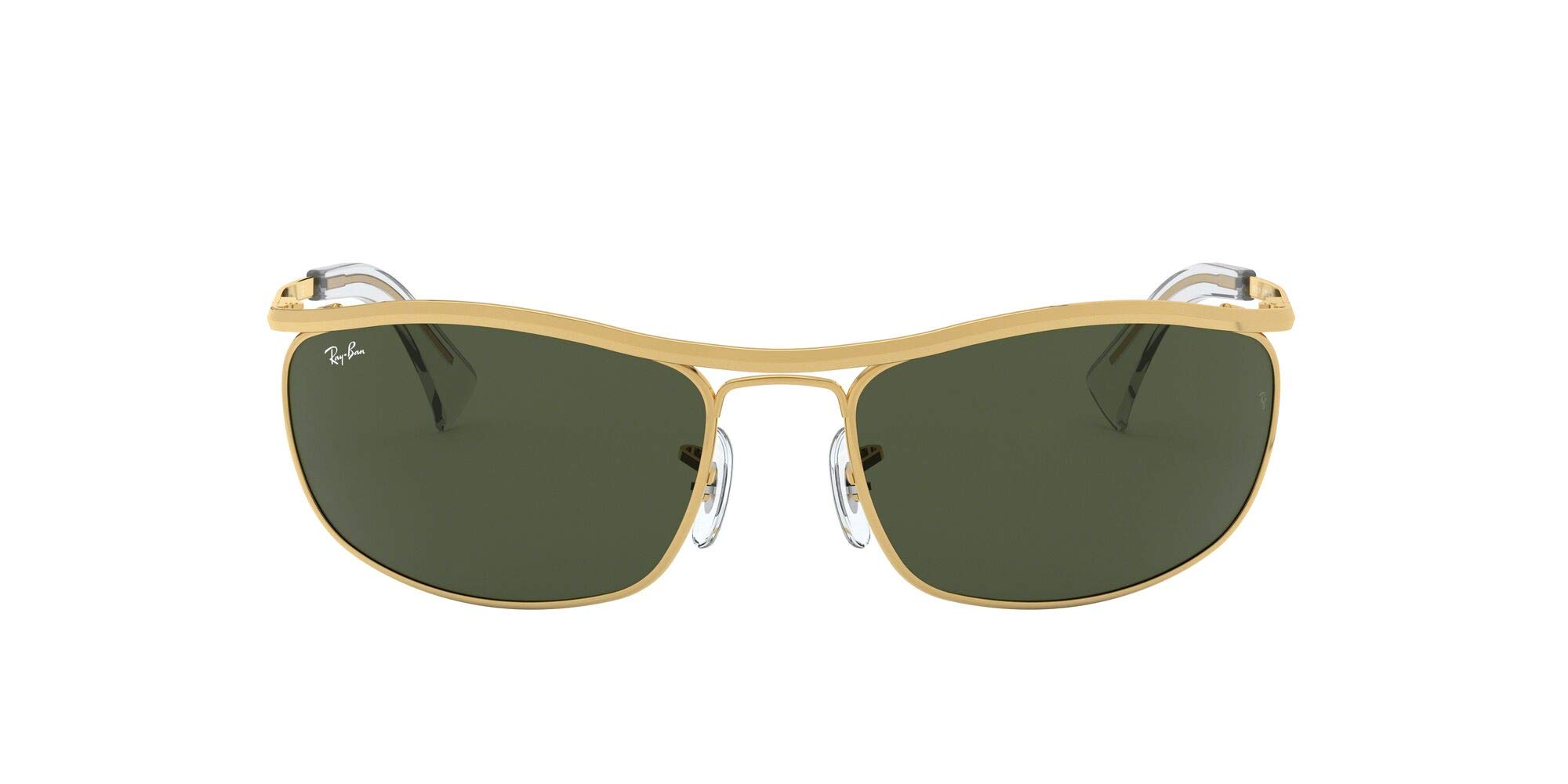 Ray-Ban RB3119 Olympian Rectangular Sunglasses for Men & Women - Classic UV Protection Polarized Lenses - Perfect for Driving, Beach & Outdoor Activities