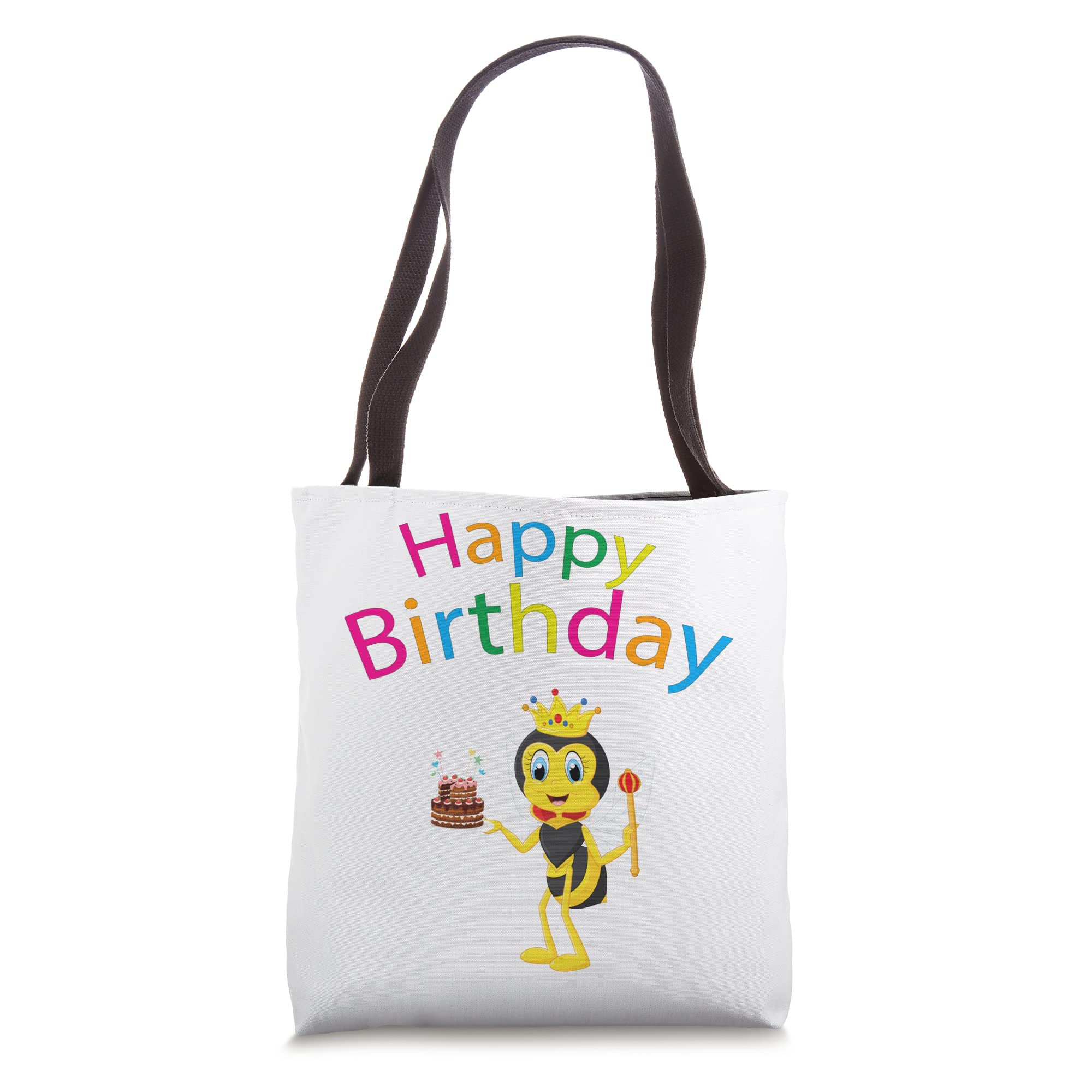 Happy Birthday Tote Bag - Reusable Grocery Shopping Bag with Cute Birthday Design - Perfect for Birthday Parties, Gifts & Everyday Use
